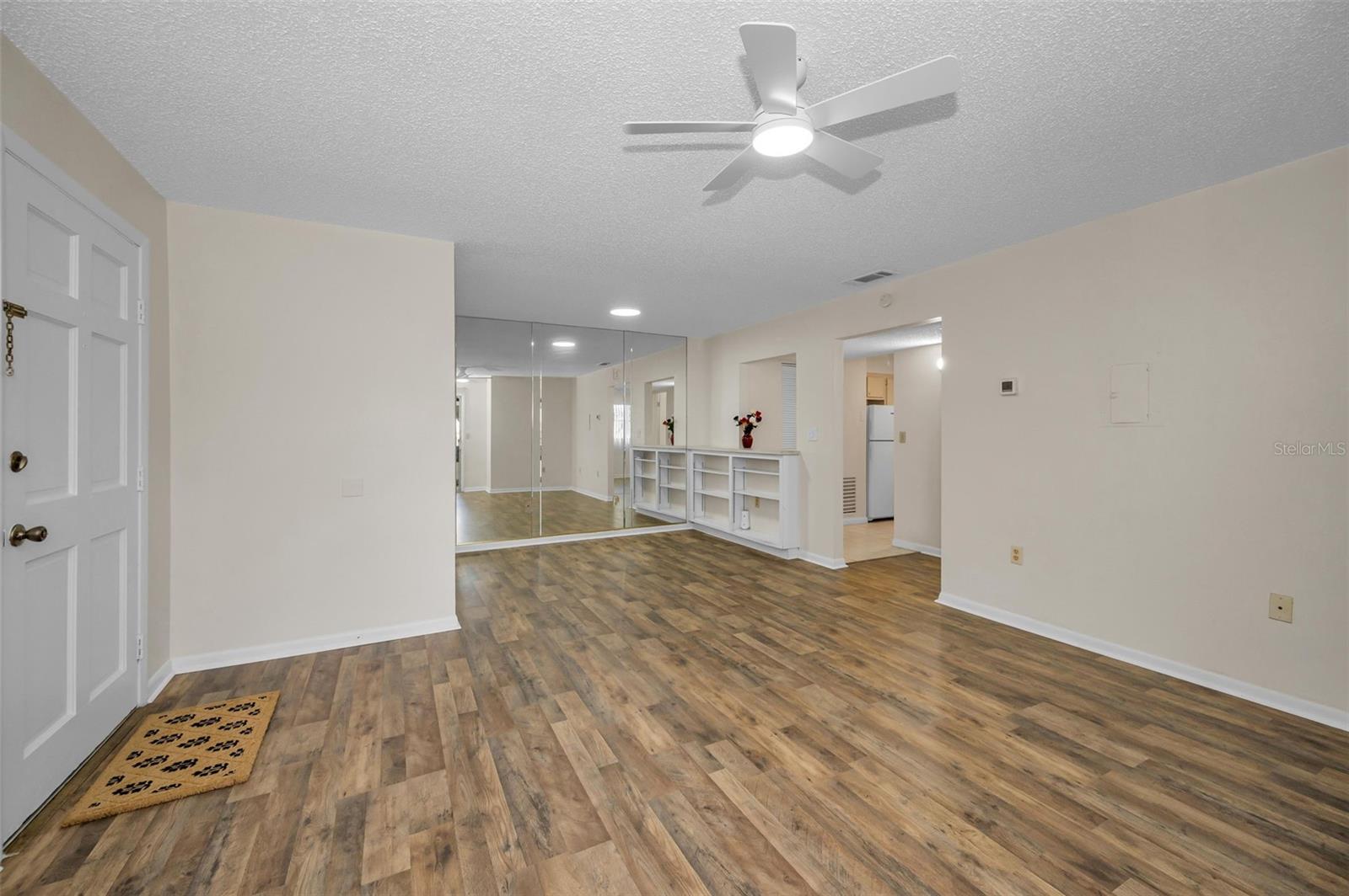 entry and living area