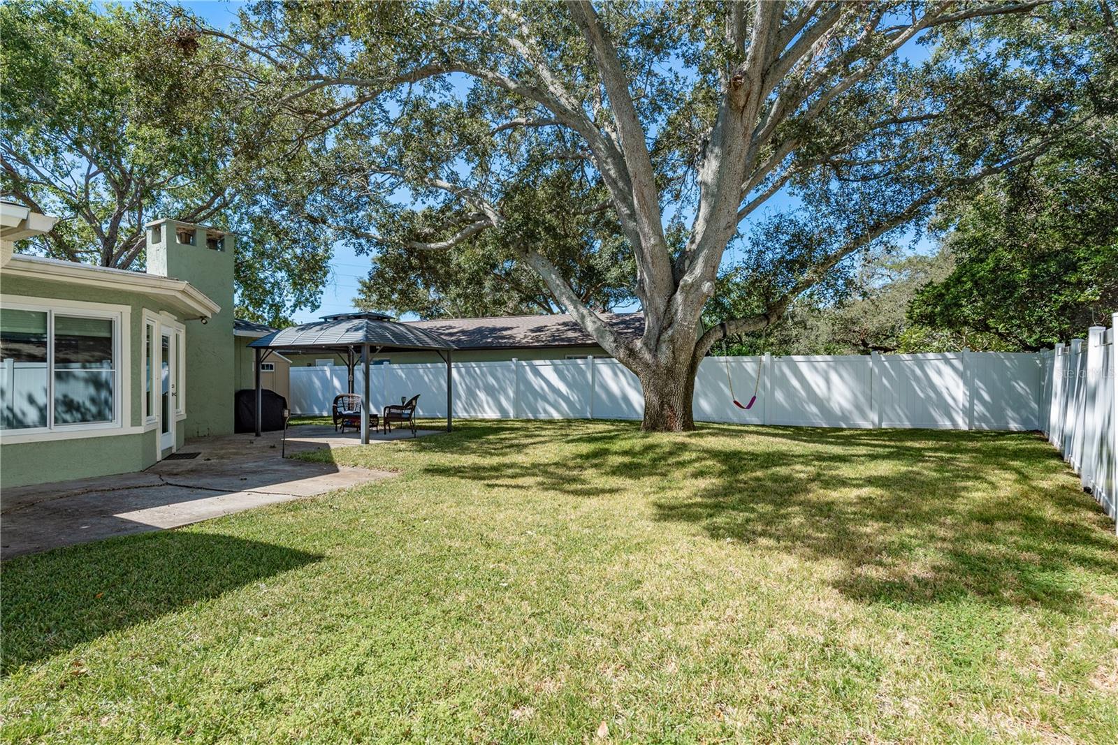 Spacious yard for pets or play!