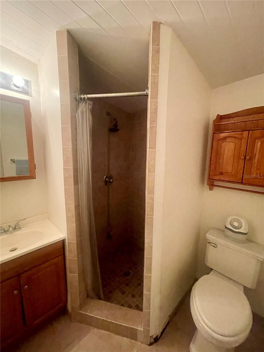 2nd bathroom on the back of the house.