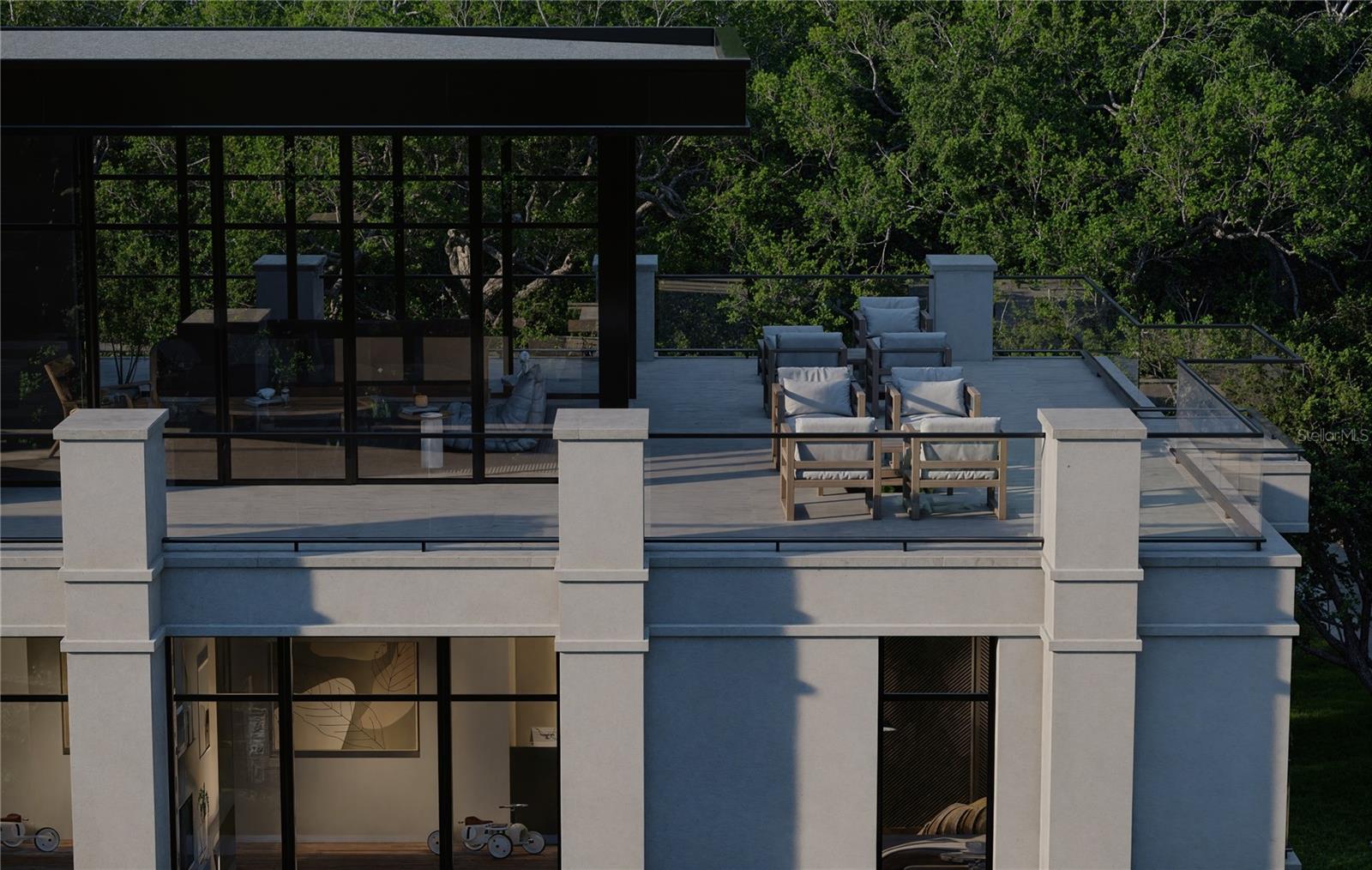 Skydeck with waterviews