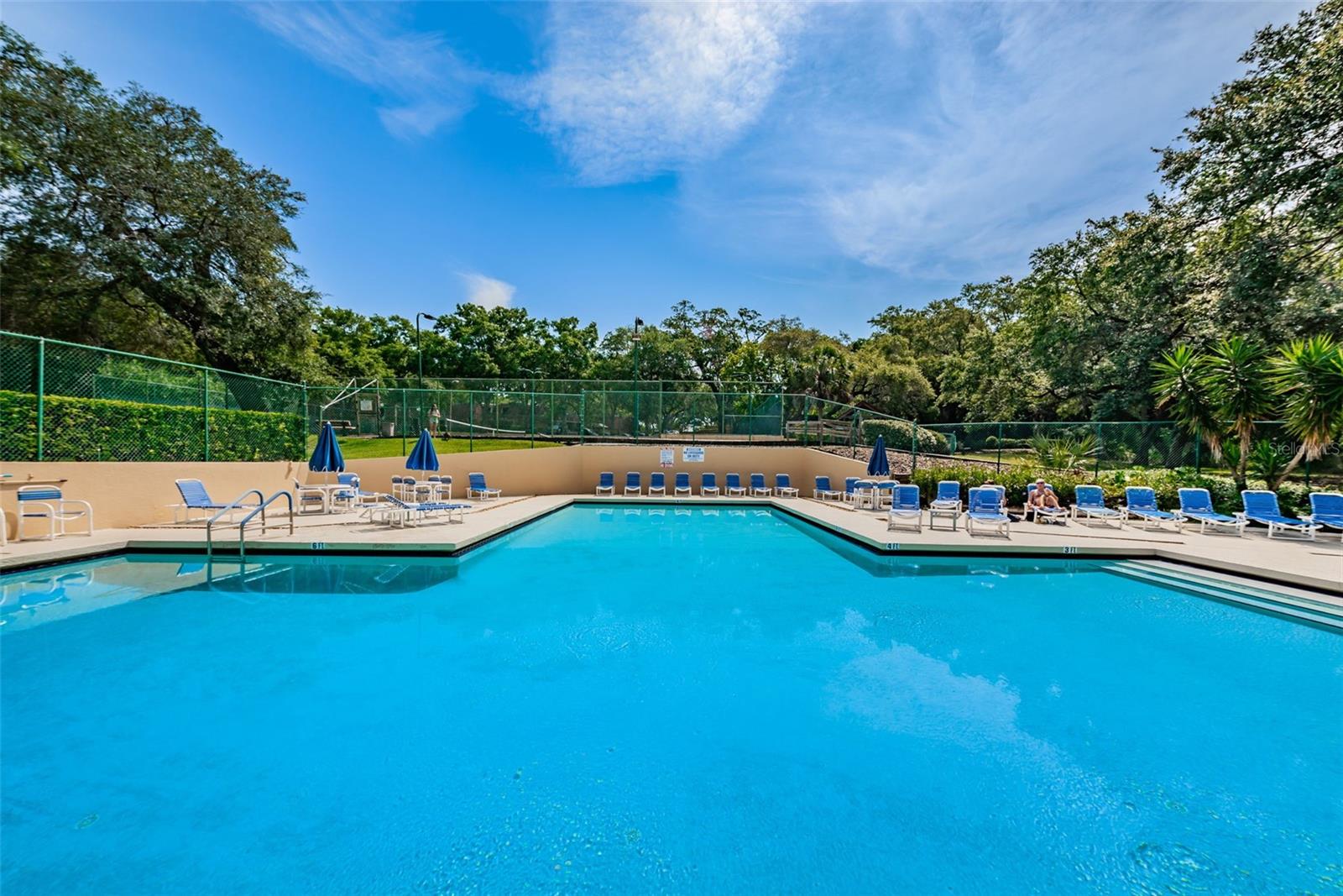 Plenty of space to enjoy a summer's day lounging in the Community Pool!