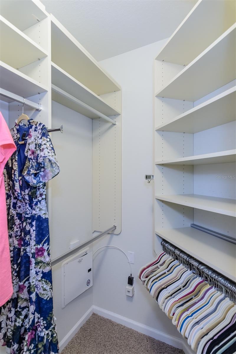 TWO WALK IN CLOSETS