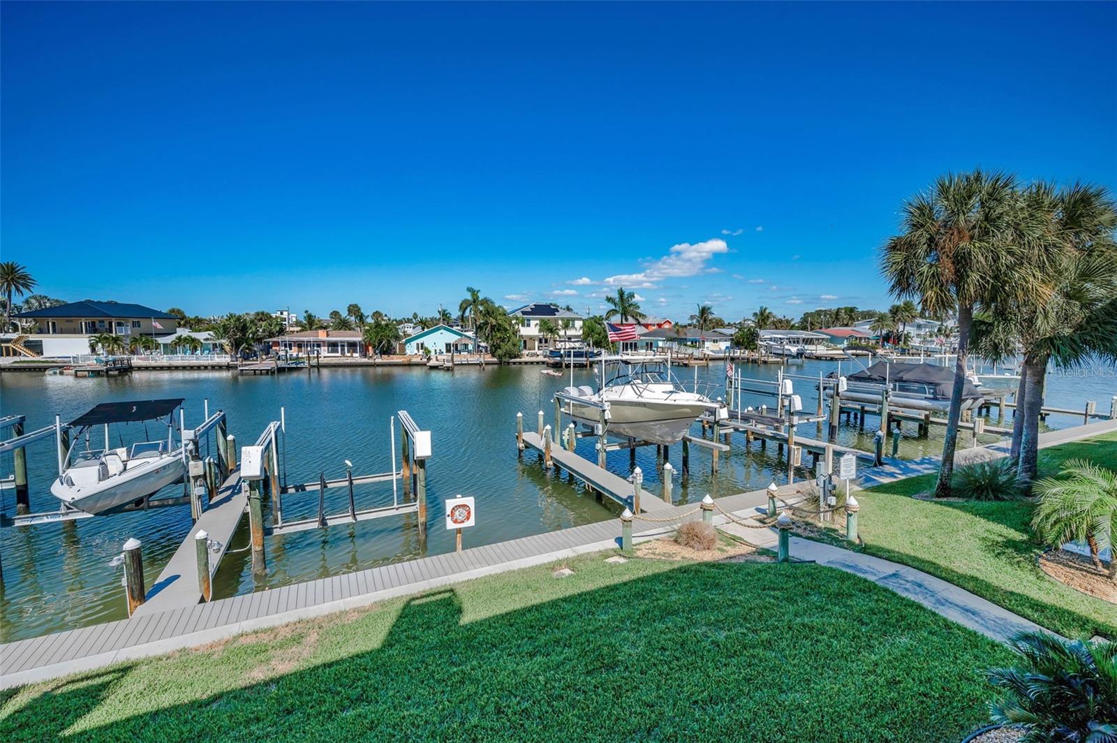 Views of the Community Boat Slips