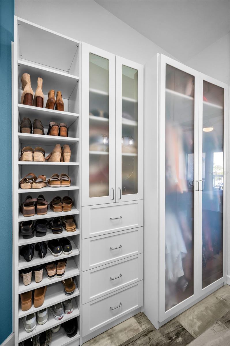 Designer closet space
