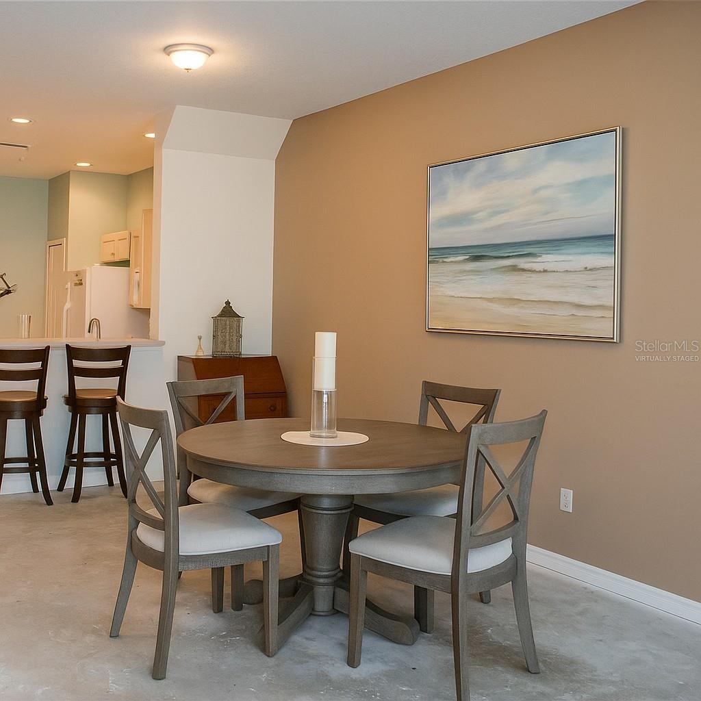 Virtually Staged Dining Room