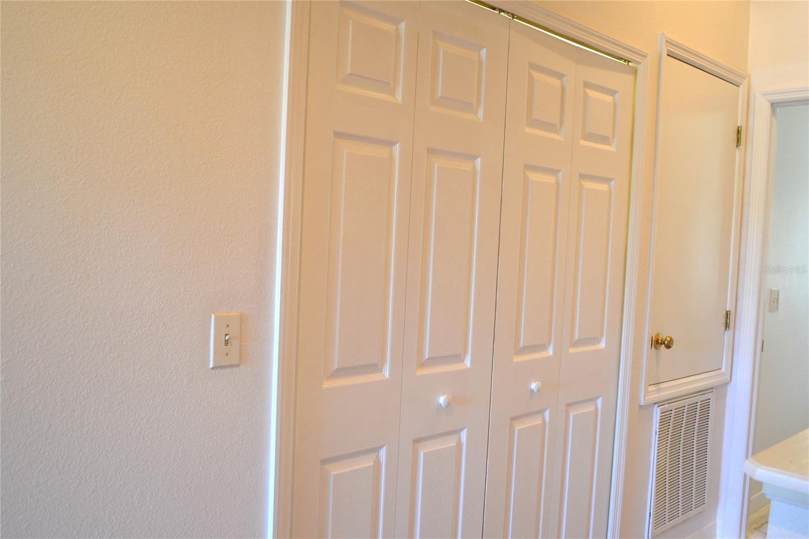 Utility closet on 2nd floor