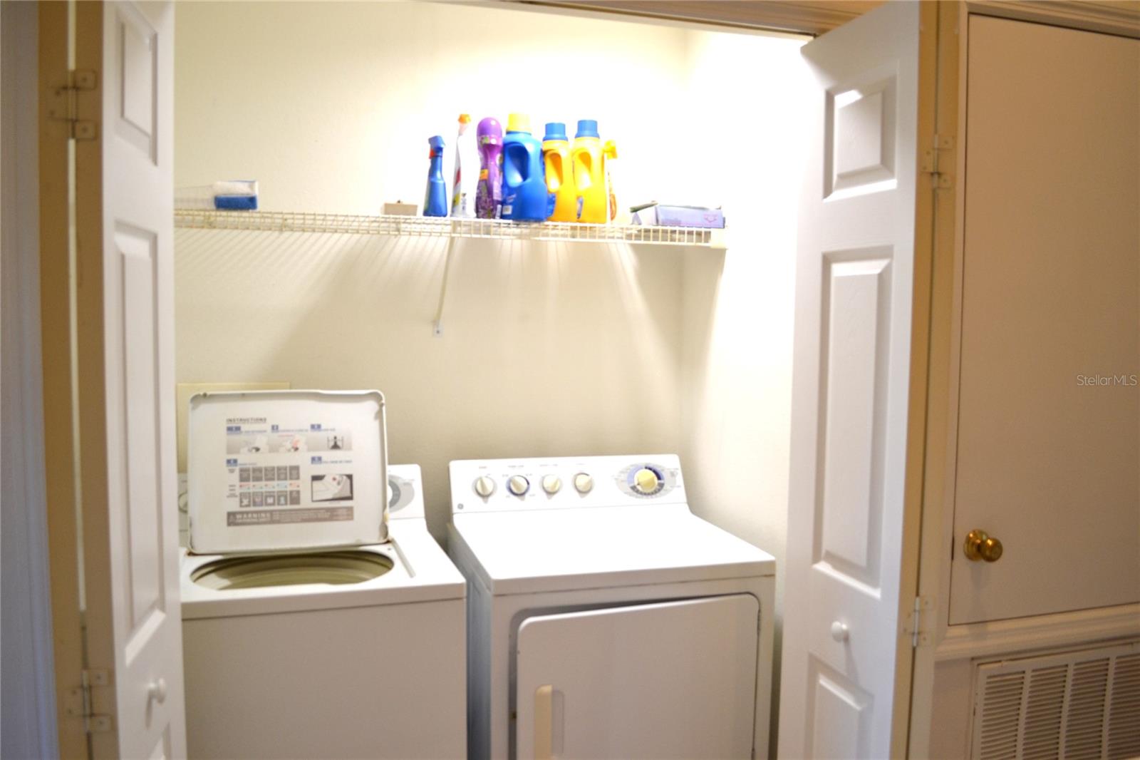 full size W/D, located between the bedrooms
