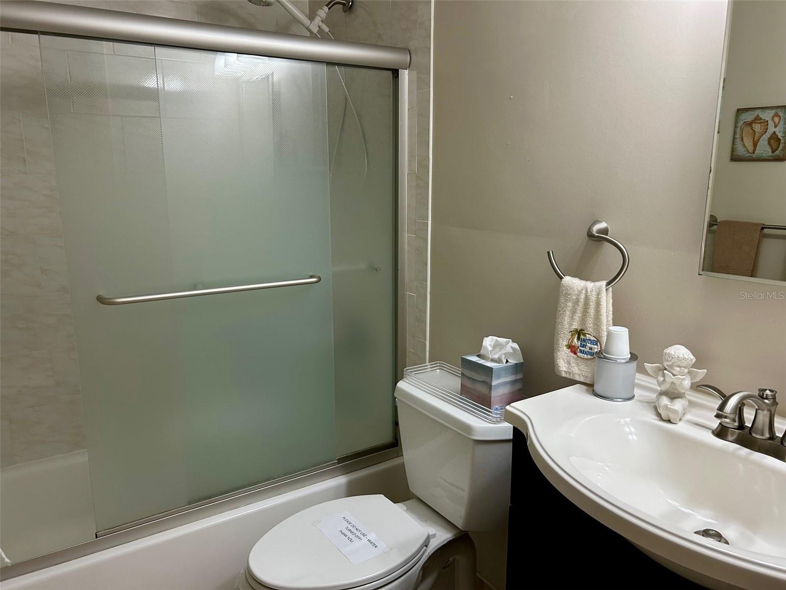 Updated Second Bathroom With Tub