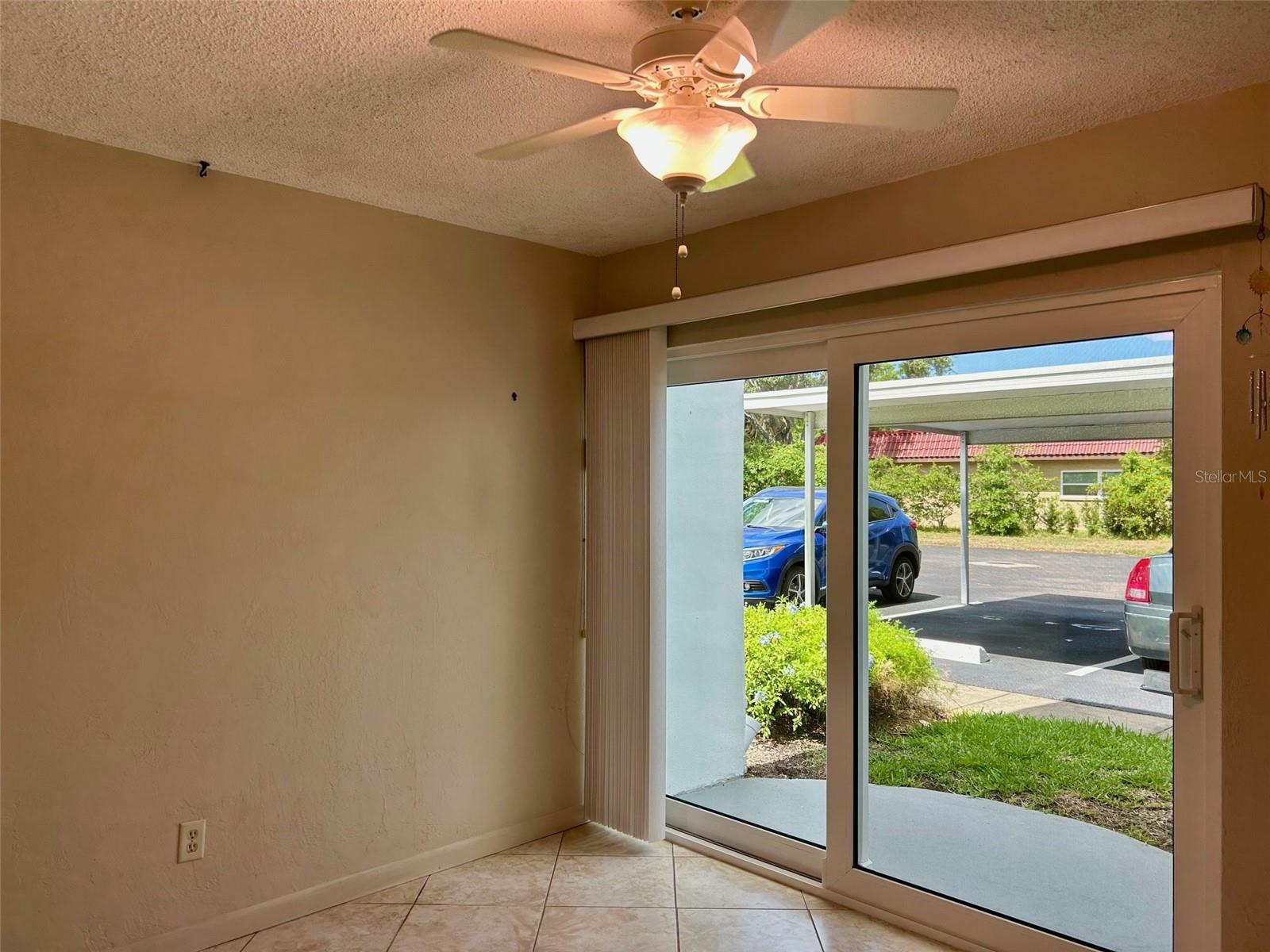 Eat In Area With Glass Sliders