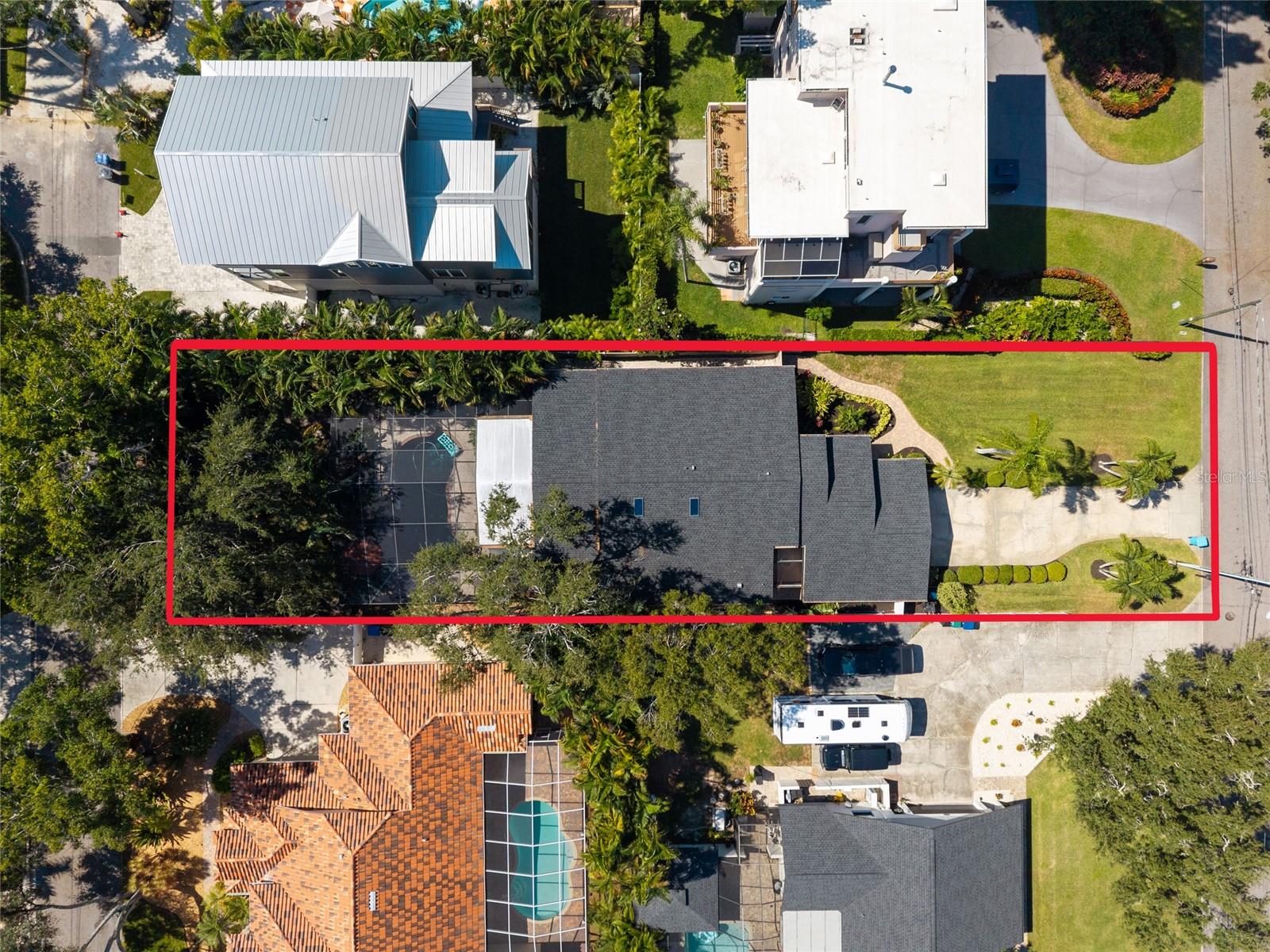 DOUBLE DEEP LOT WITH ACCESS FROM HIBISCUS AVE AND THE ROAD BEHIND THE HOUSE