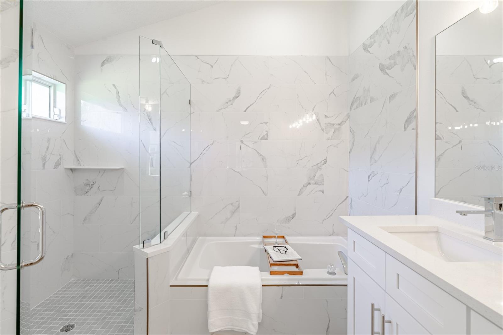 Separate tub in Master bath