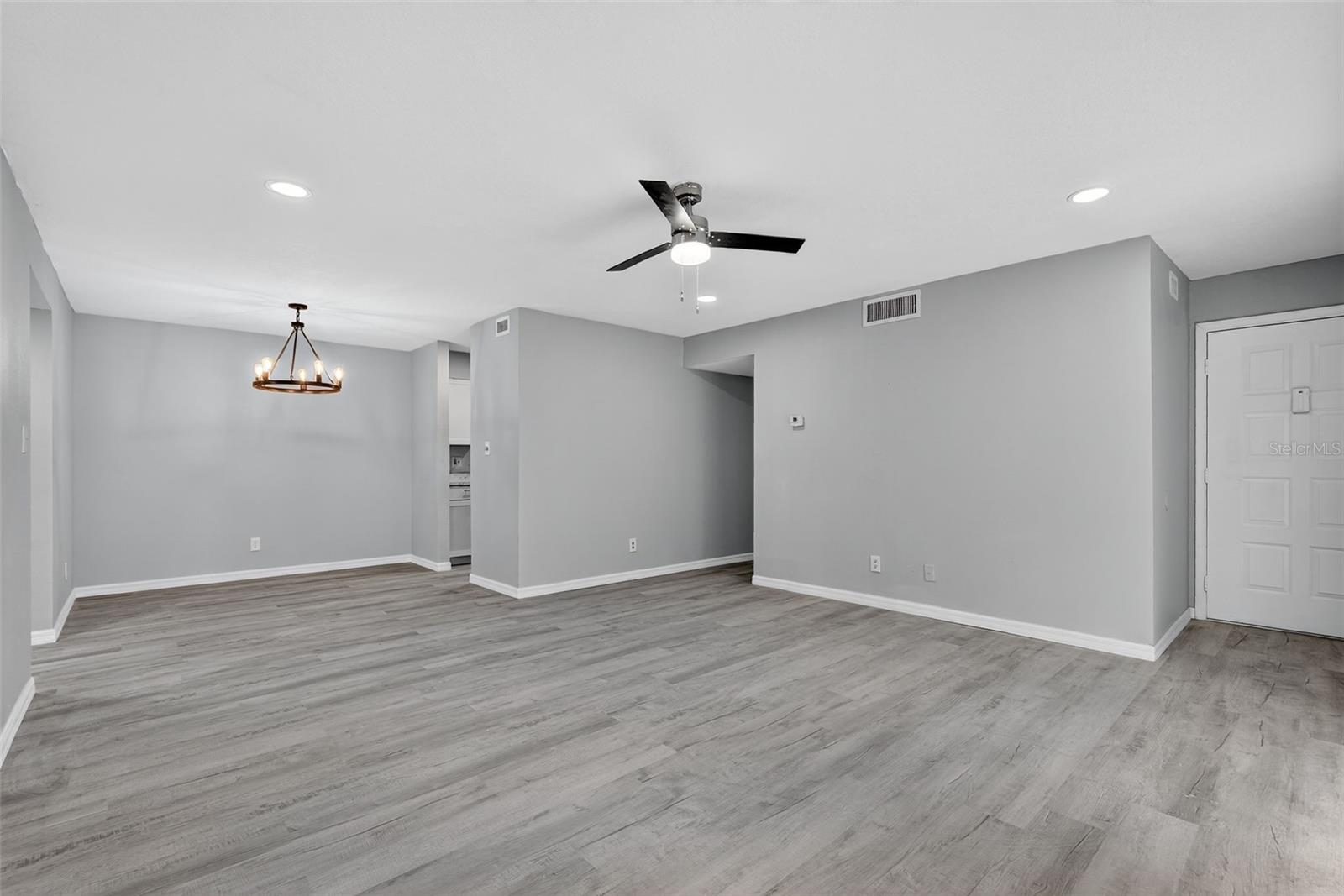 Living room and dining room combo
