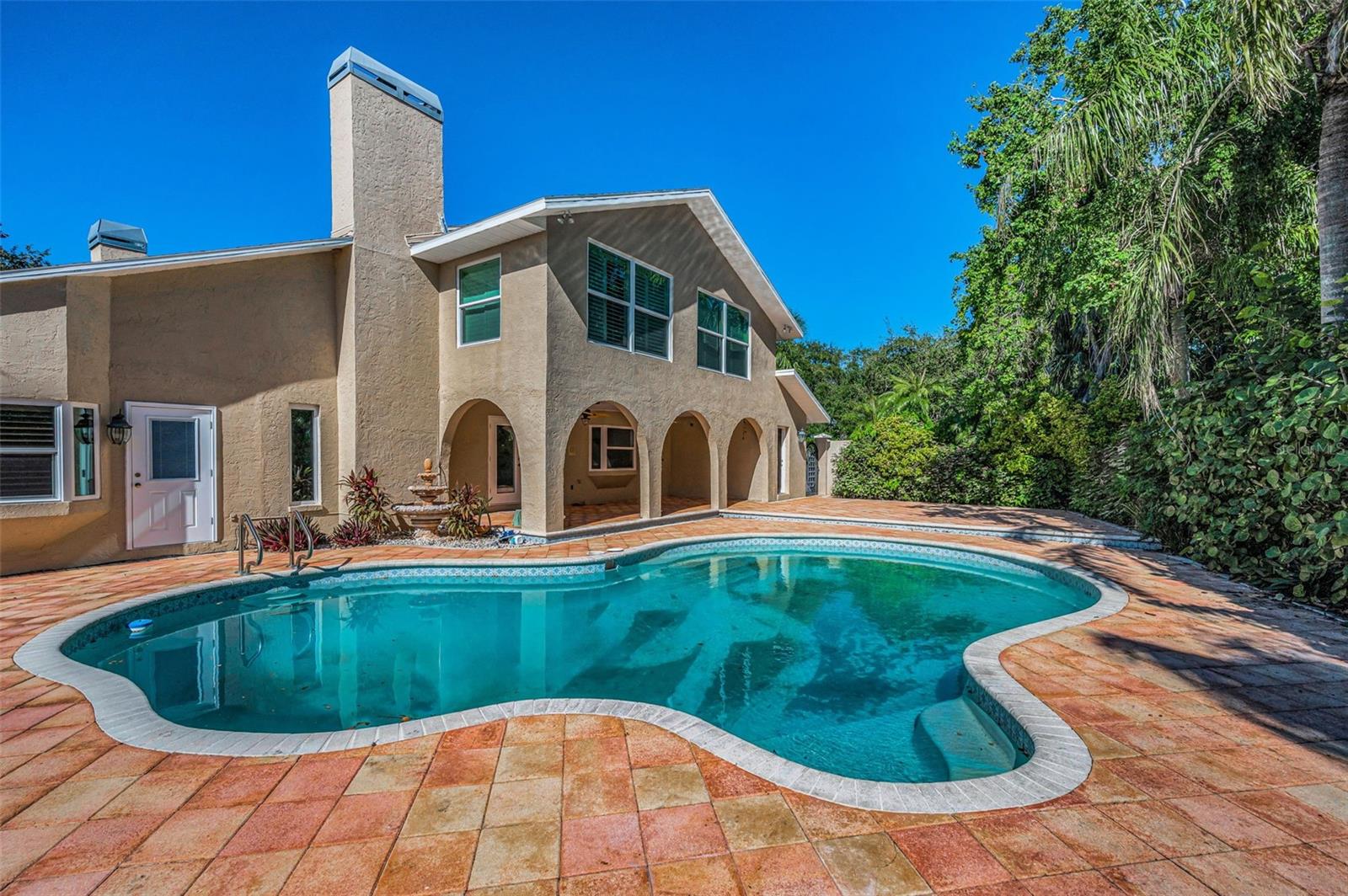 Resort-like backyard with a pool!