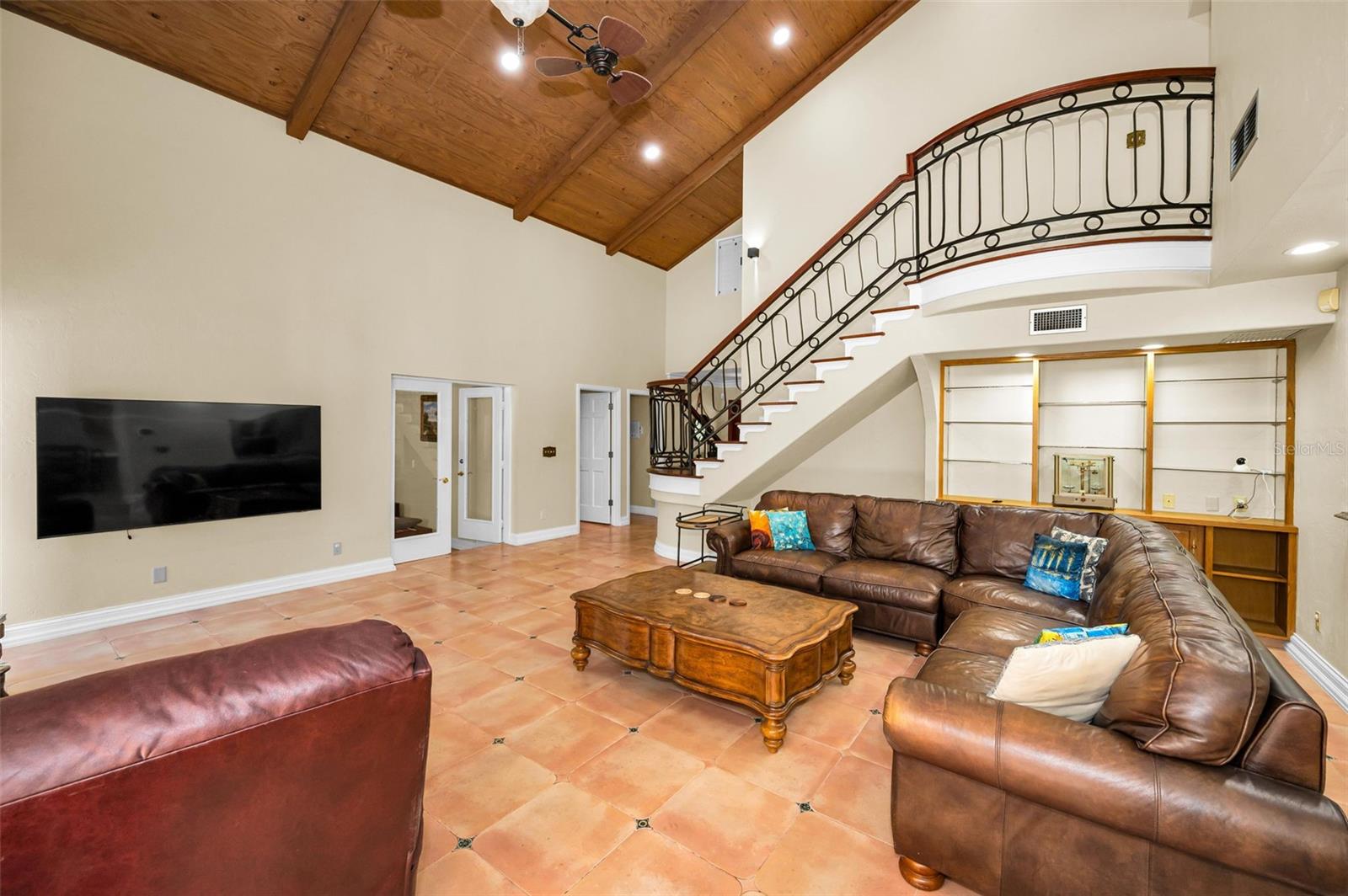 Soaring Vaulted Beamed Ceilings