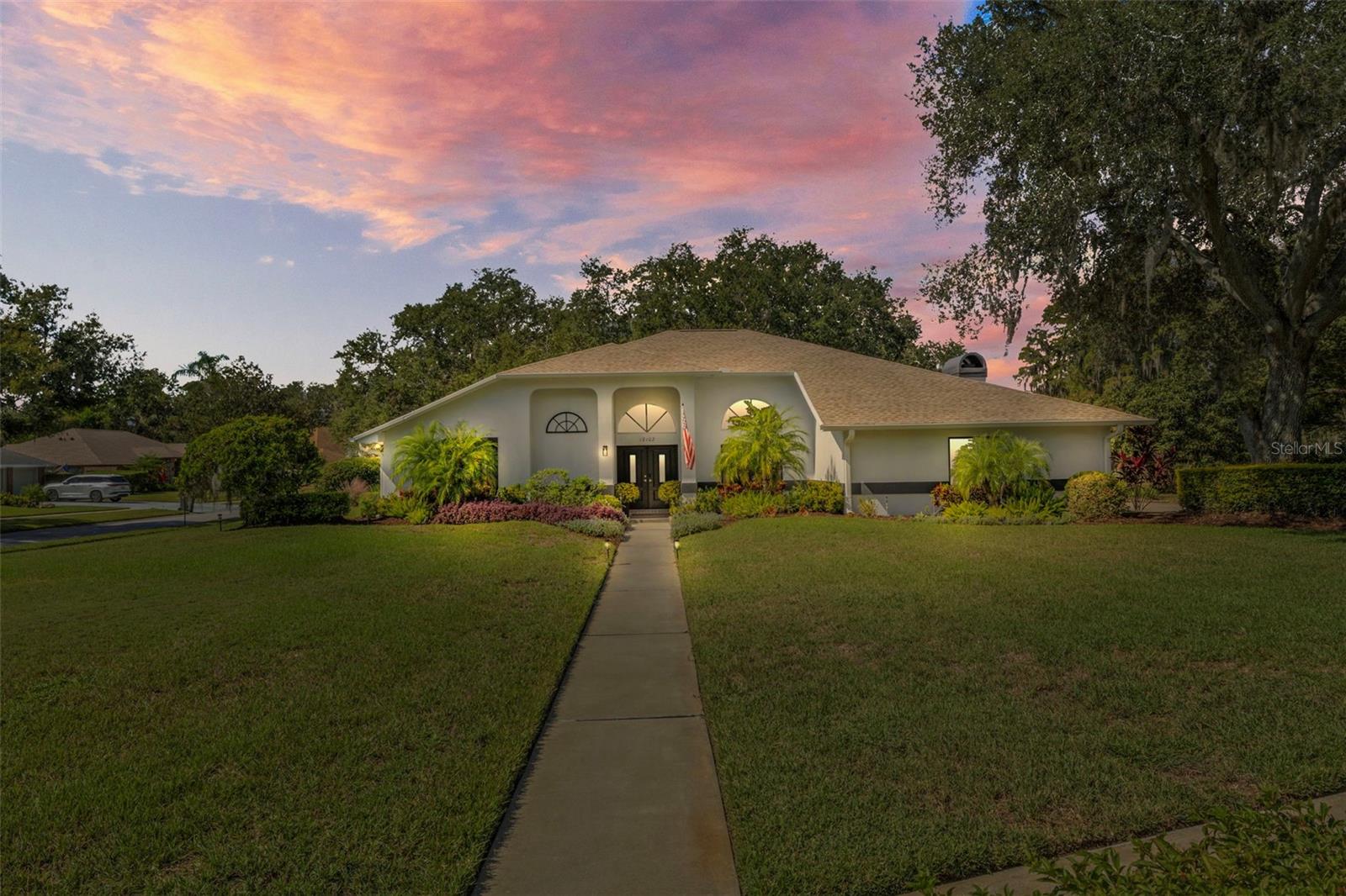 Gorgeous corner lot.