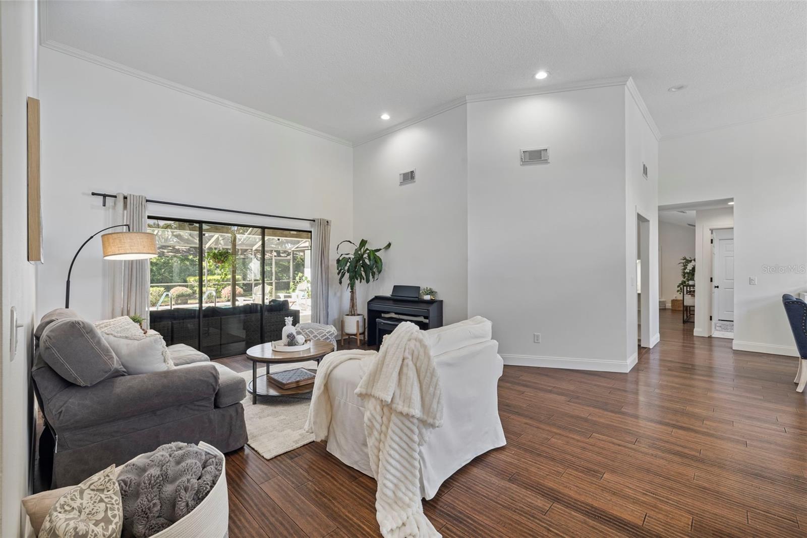 Separate  living area.