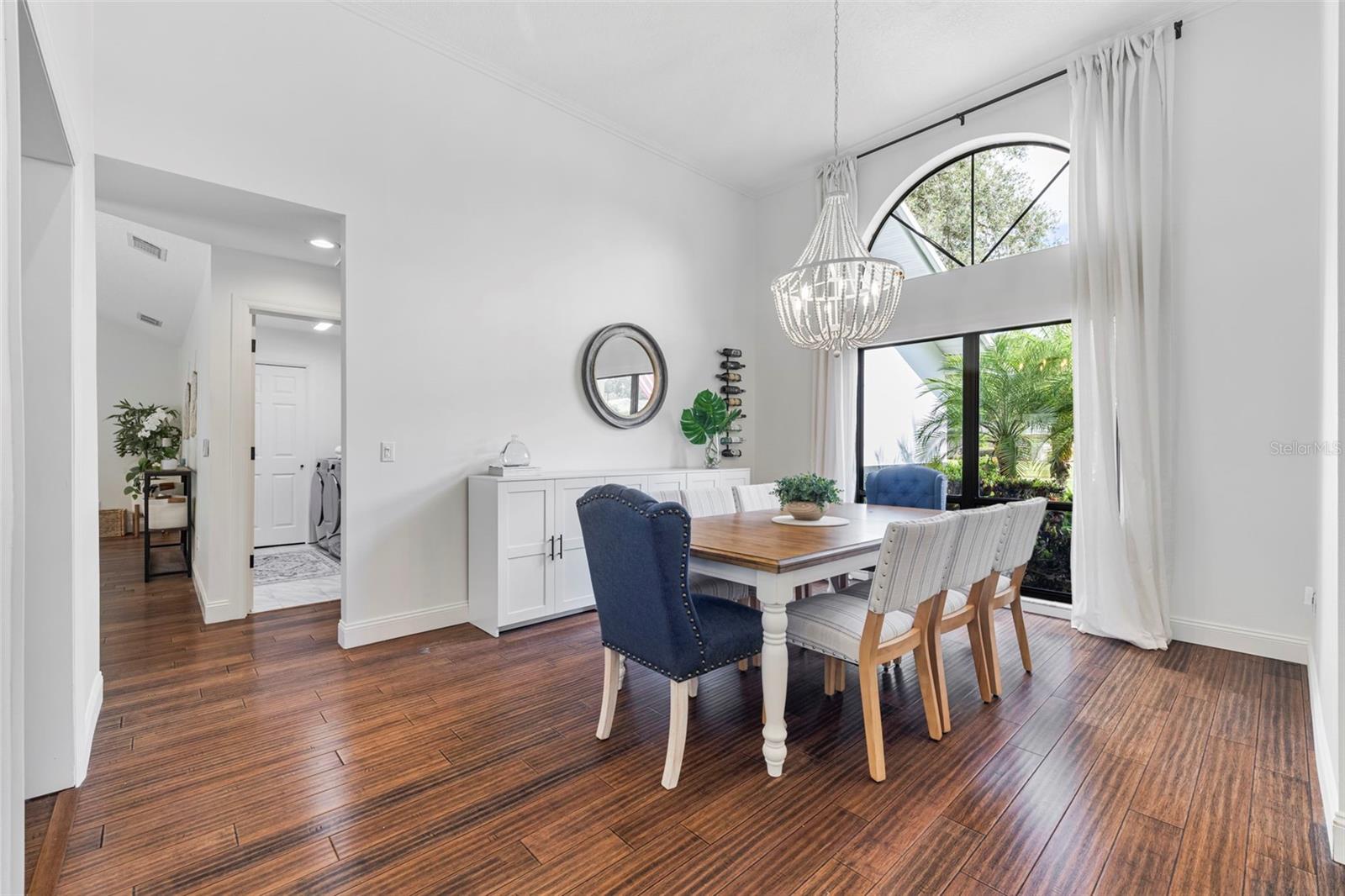 Open dining area.