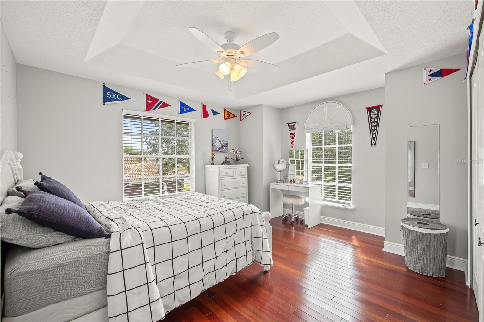 Bedroom one- provides an abundance of light.