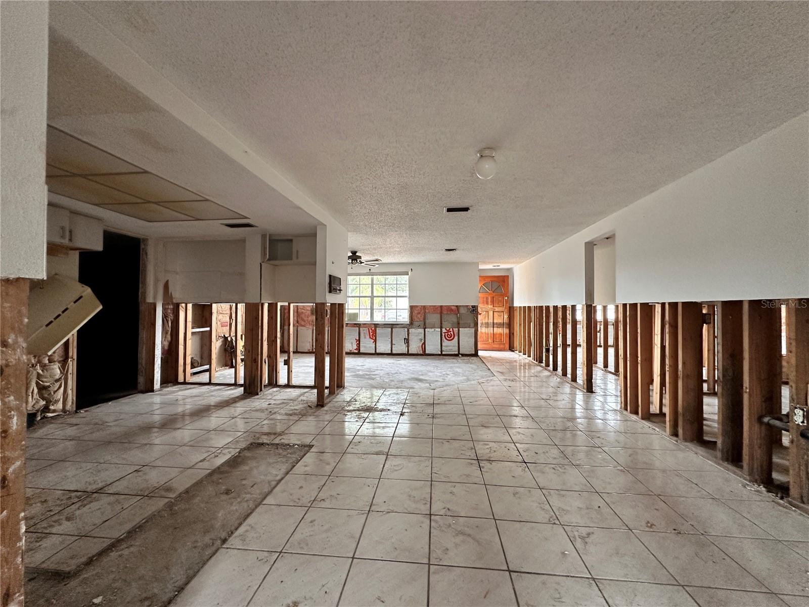 Dining Room, Kitchen and Living Room Area