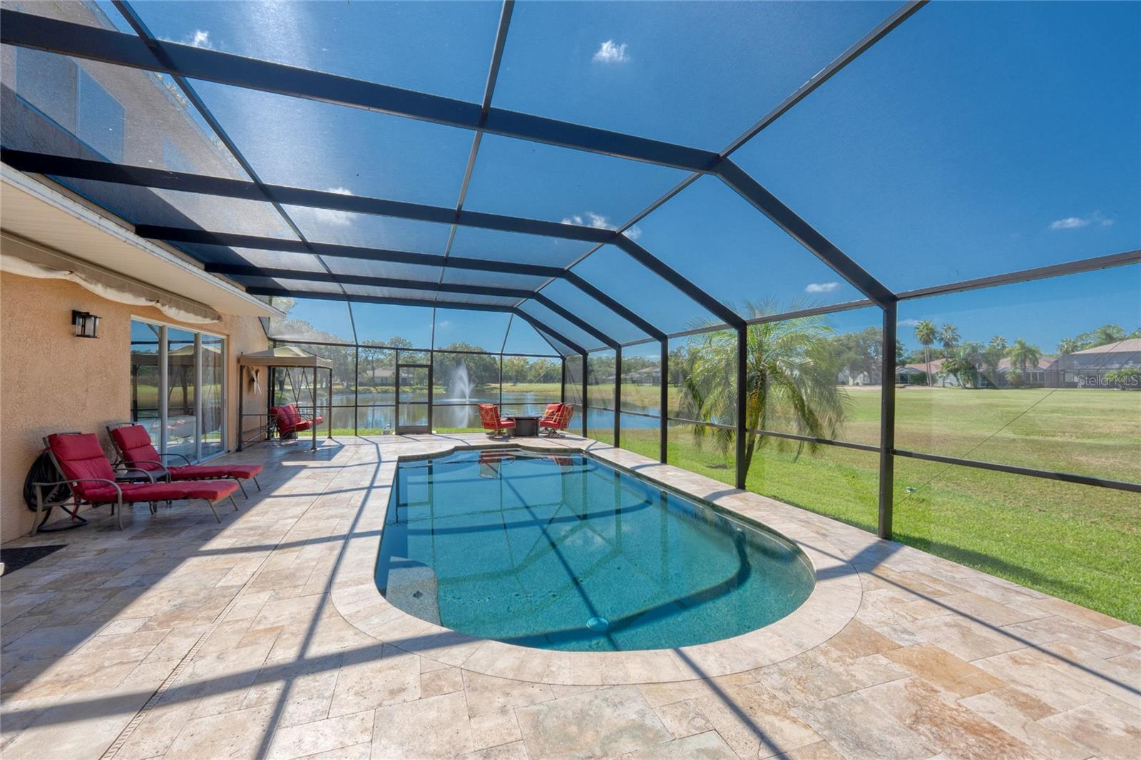 Enjoy the sunshine in this large pool