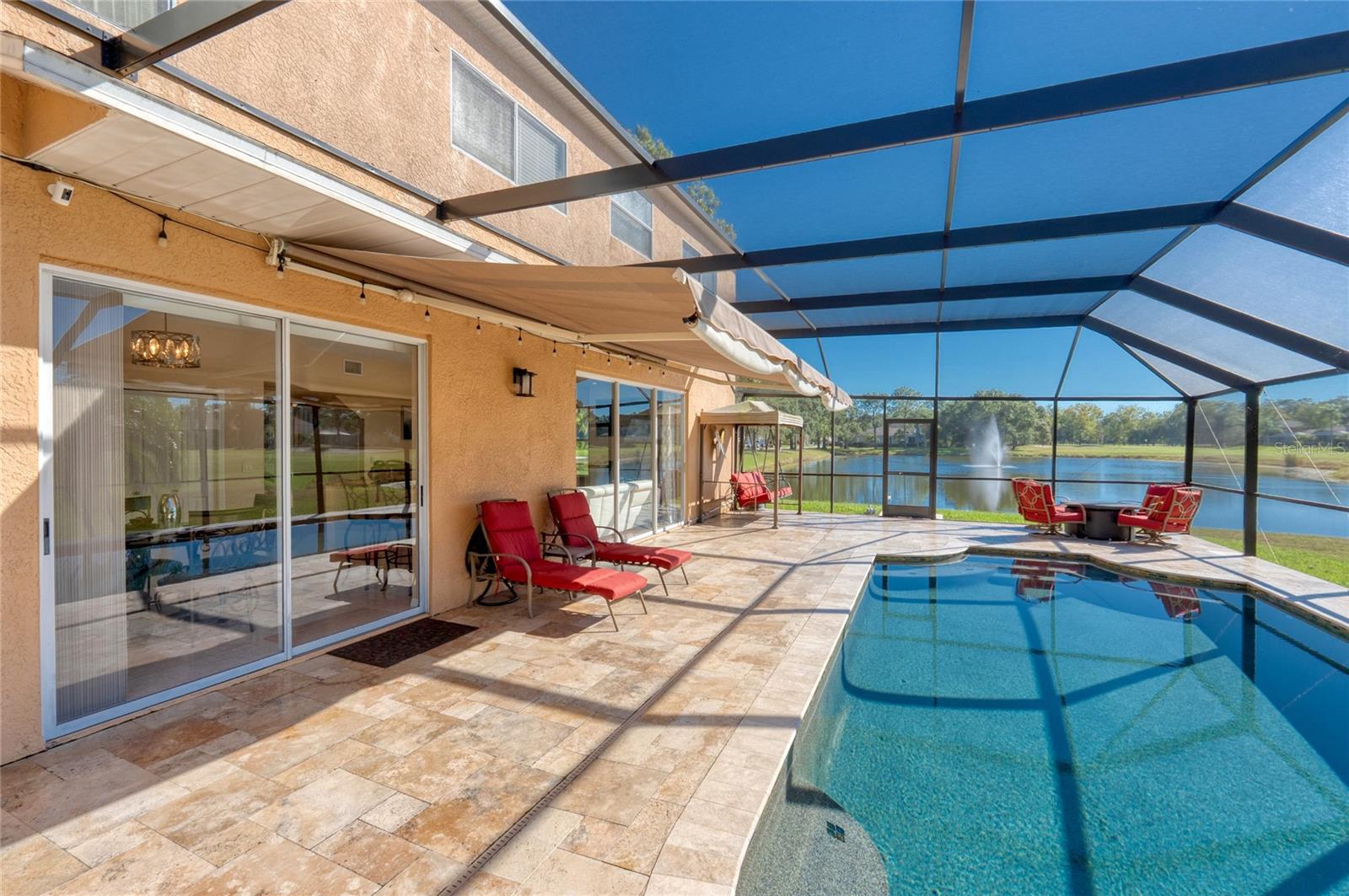 View of the Pool area