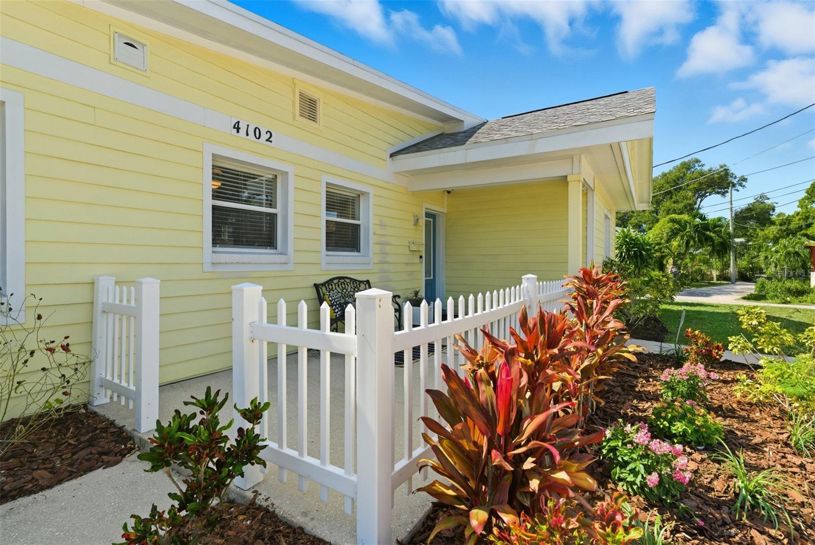welcoming front porch