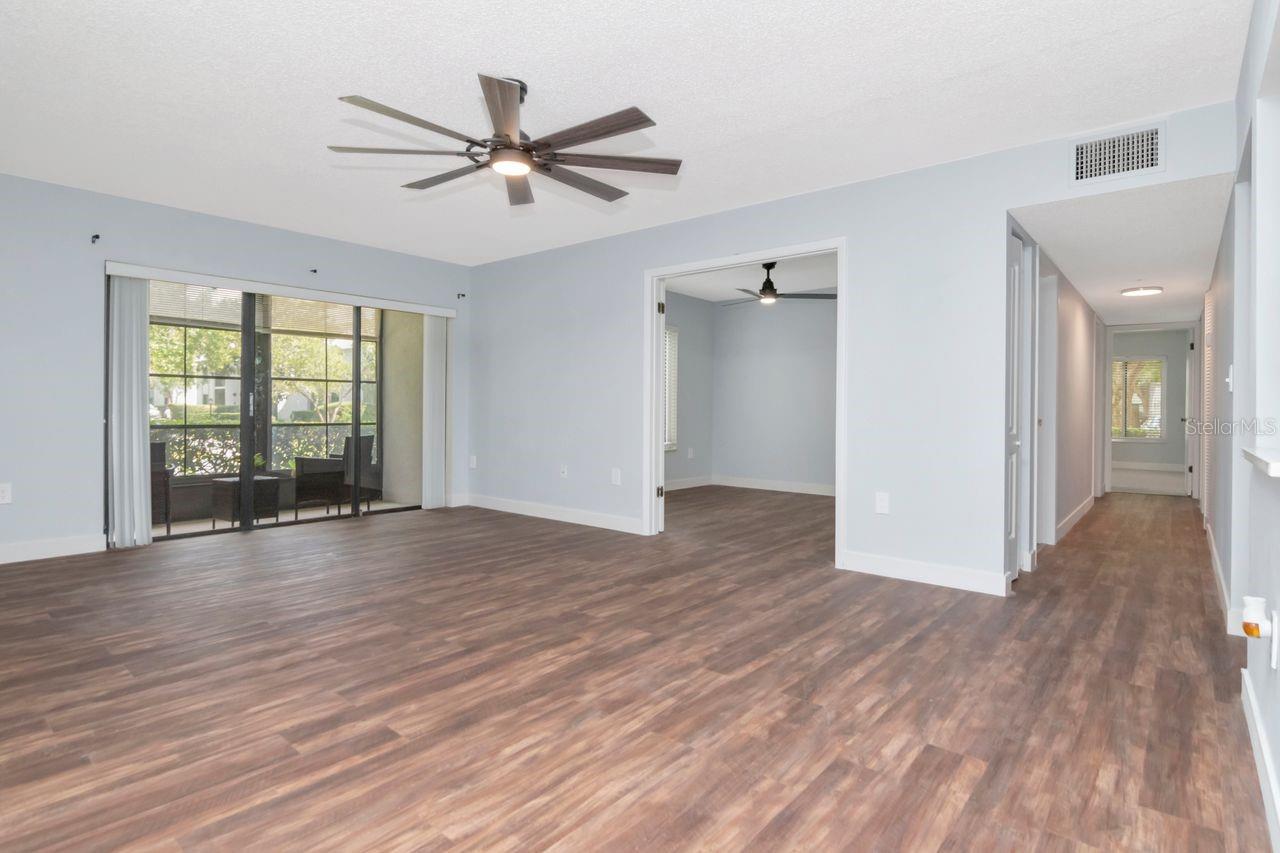 Living room and hall