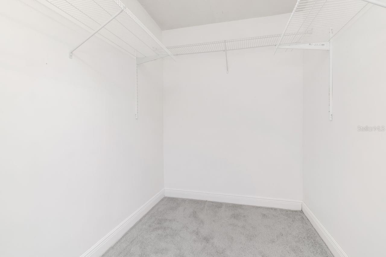 Walk-in closet - primary bedroom
