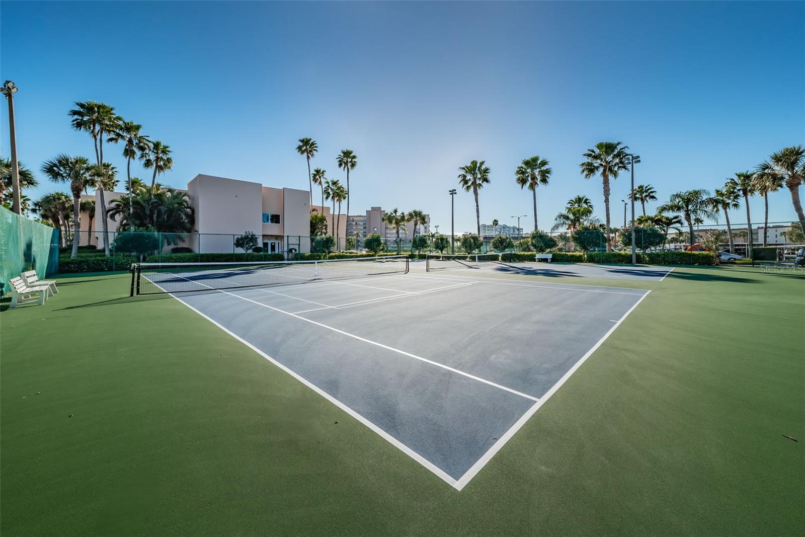 tennis courts