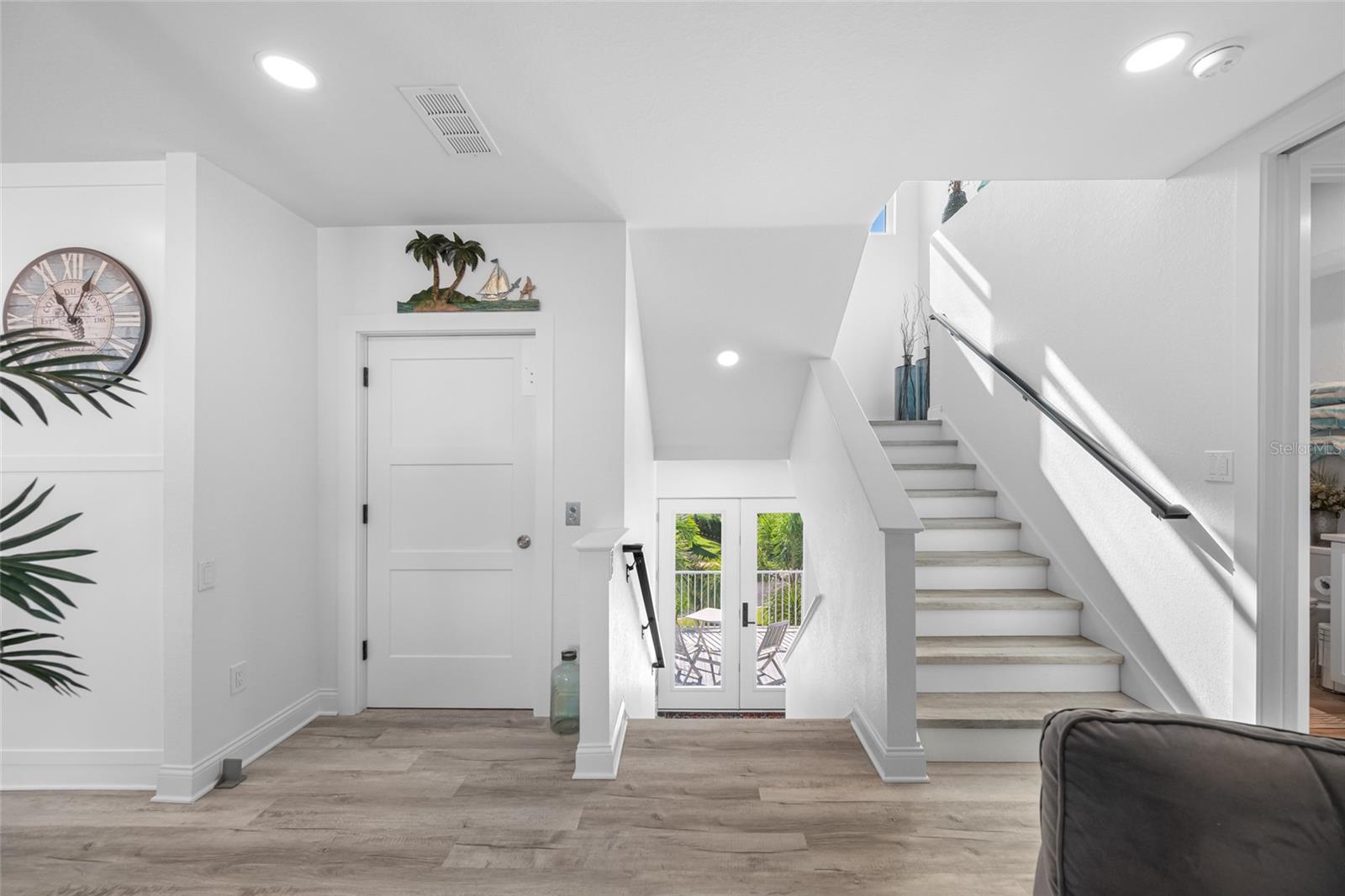 Stairwell showing Elevator