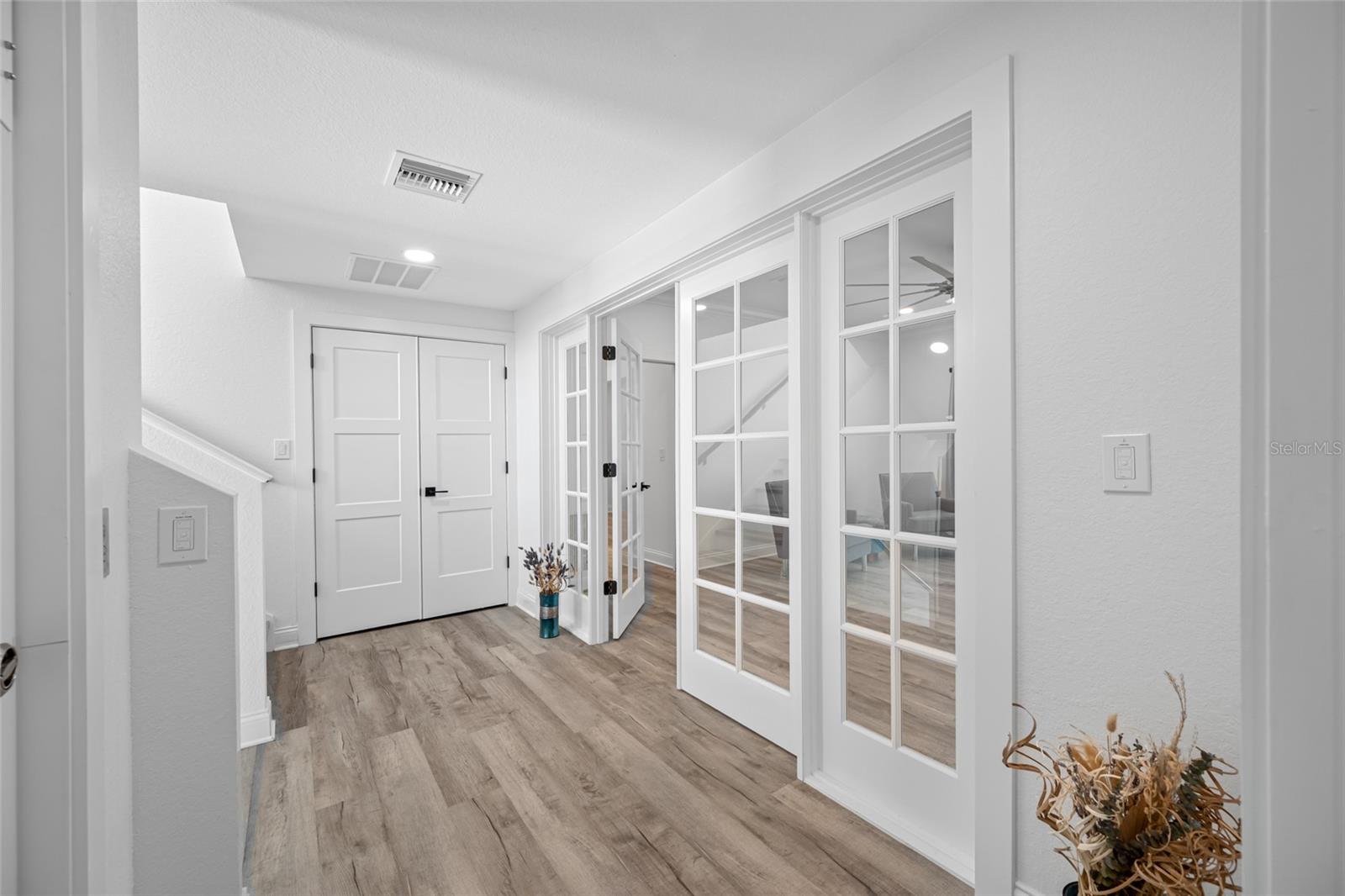 Lending 1st Level showing French Doors to Family Room
