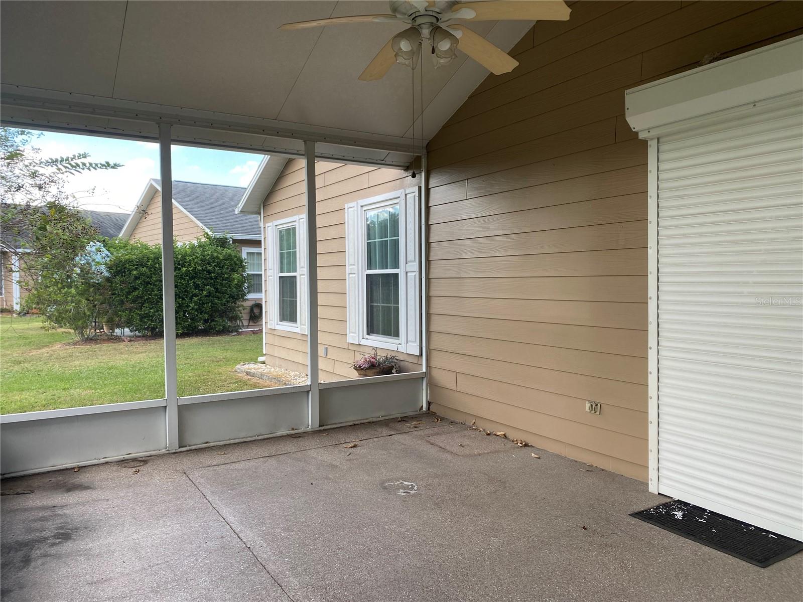 Back screened/covered lanai