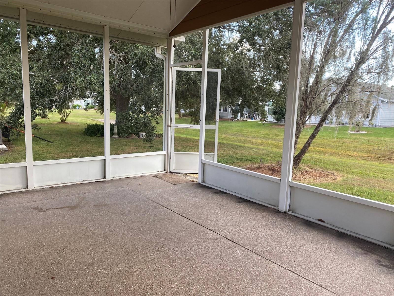 Back screened/covered lanai