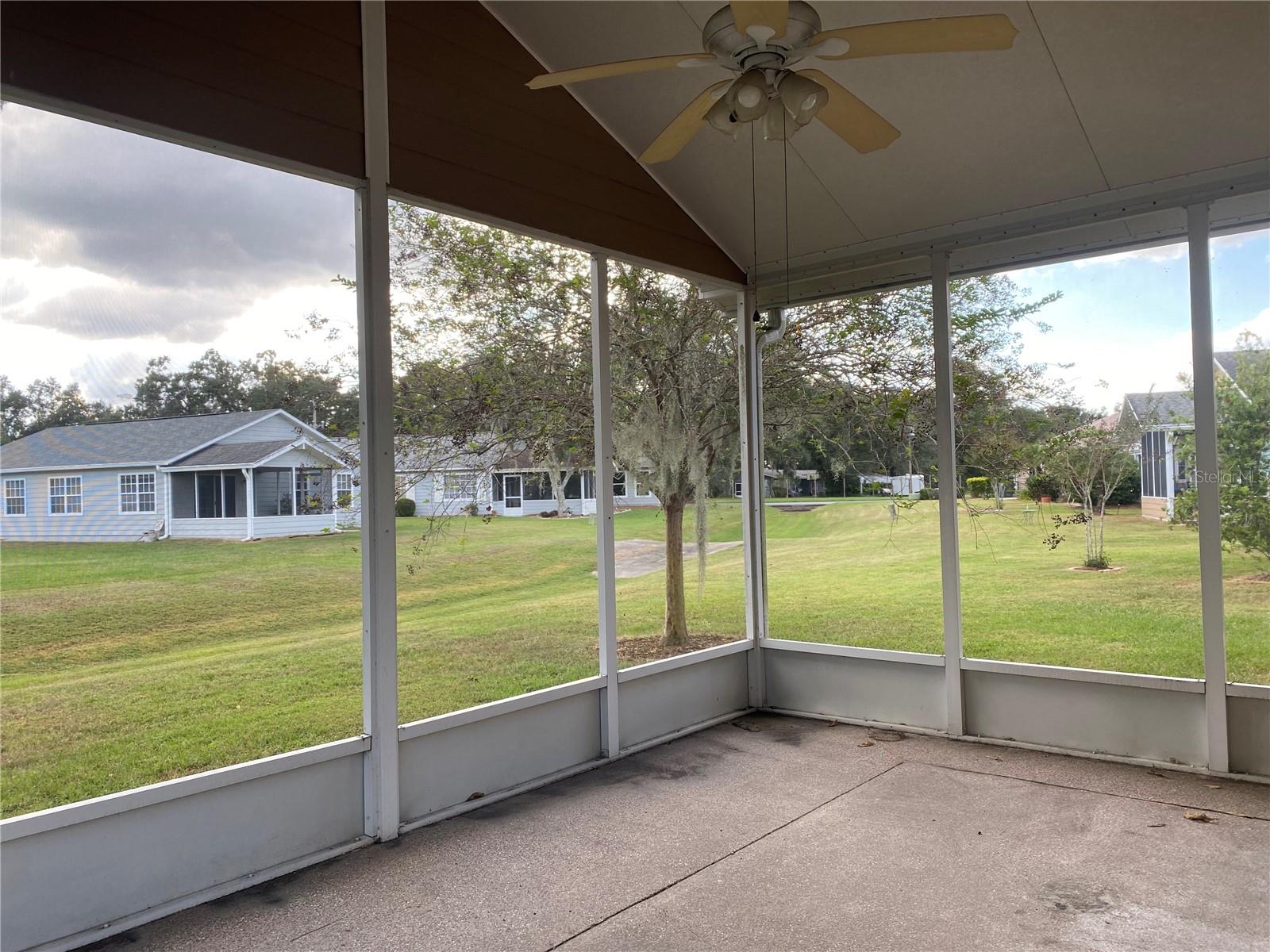 Back screened/covered lanai