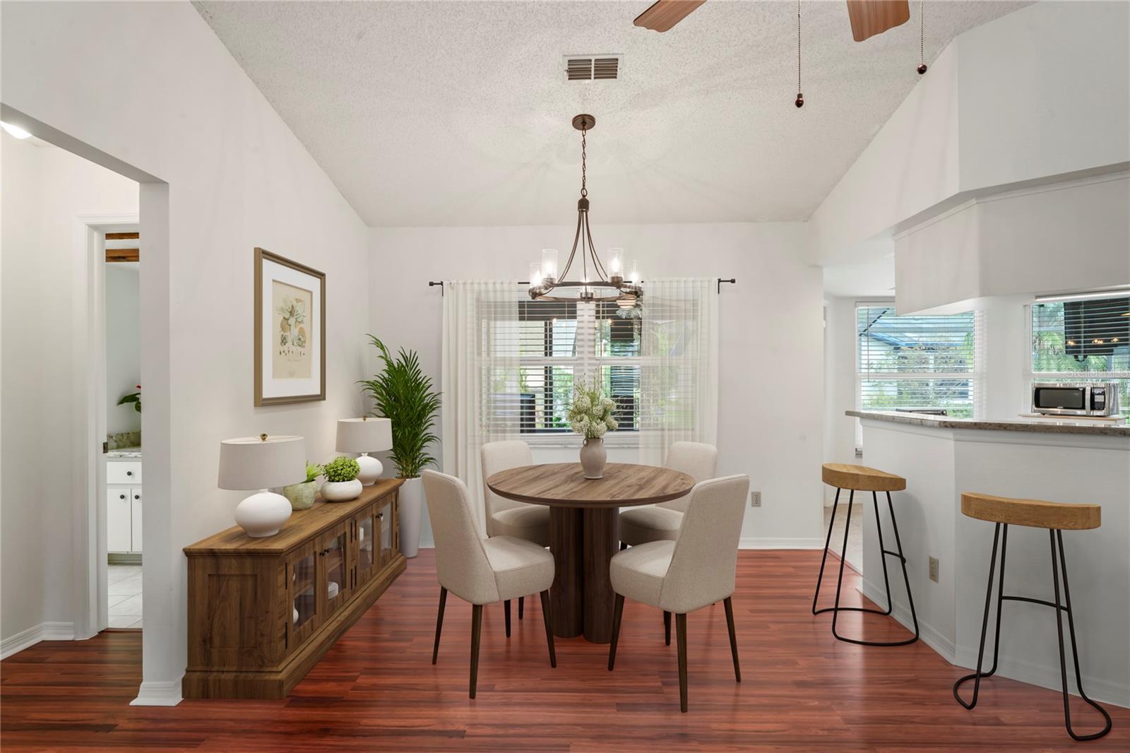 VIRTUALLY STAGED DINING AREA