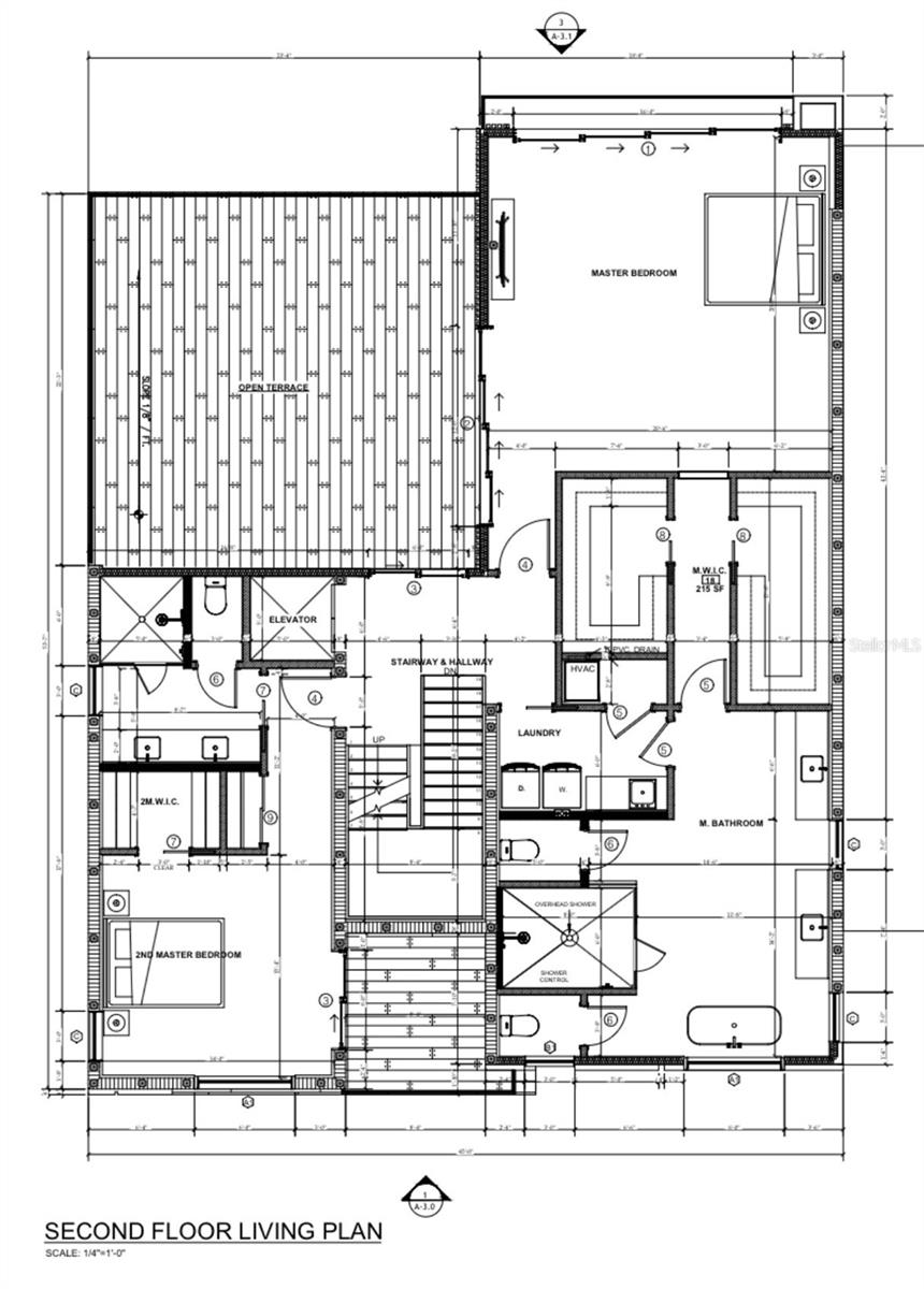 Second living level floor plan