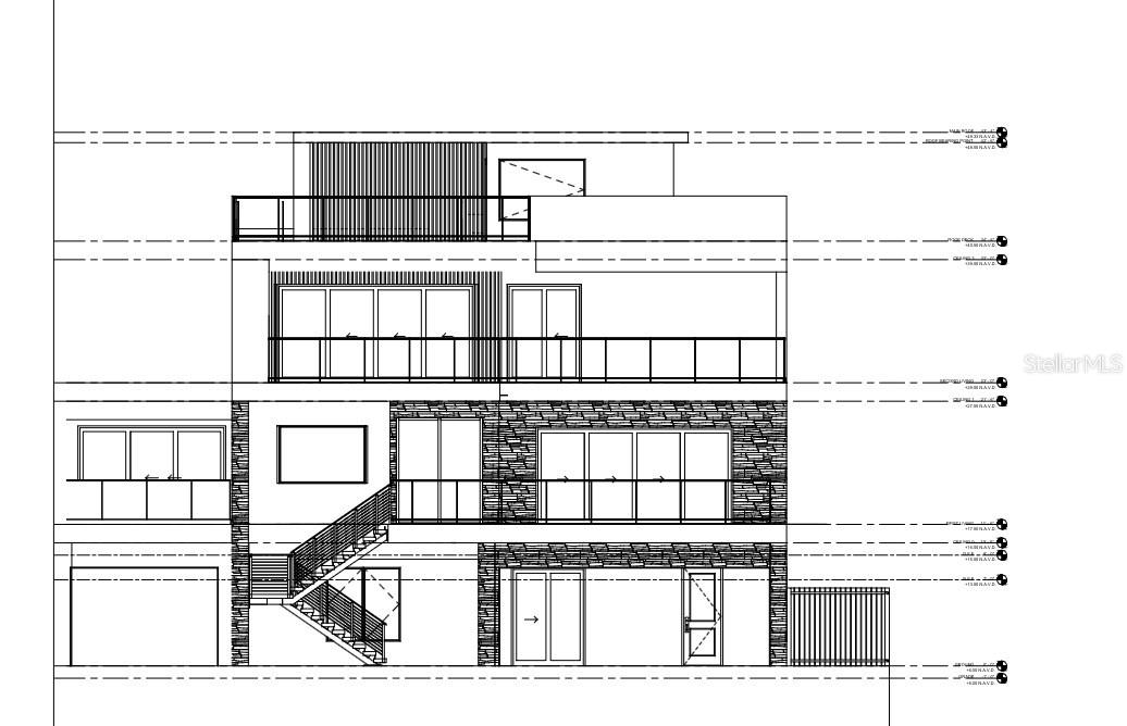 Waterfront elevation