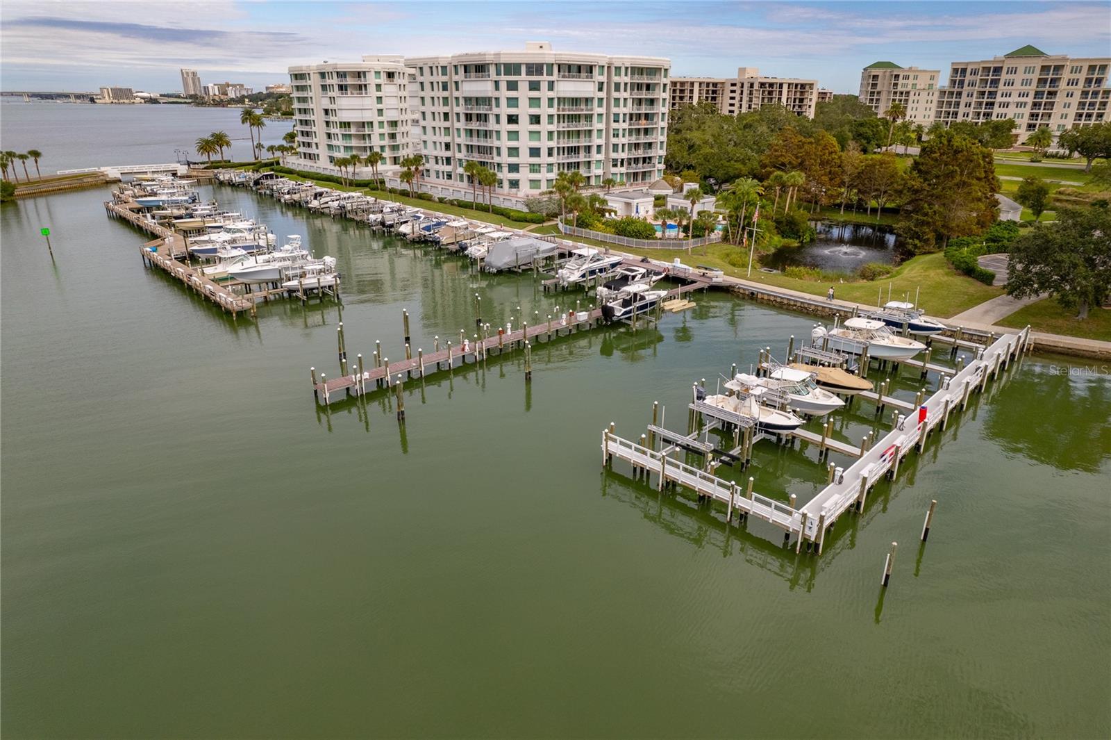 Part of the Marina. Slips sometimes come up for sale or lease...Access to the intercoastal waterway and then the Gulf of Mexico.