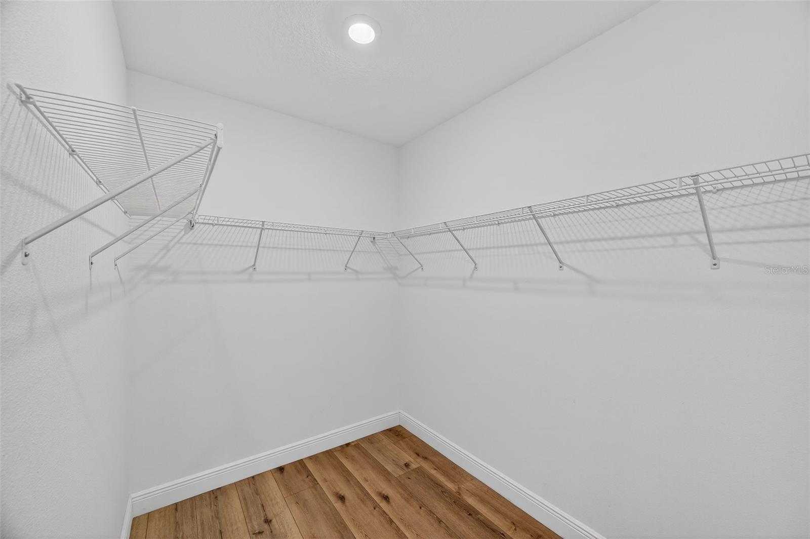 Huge walk in closet in primary suite