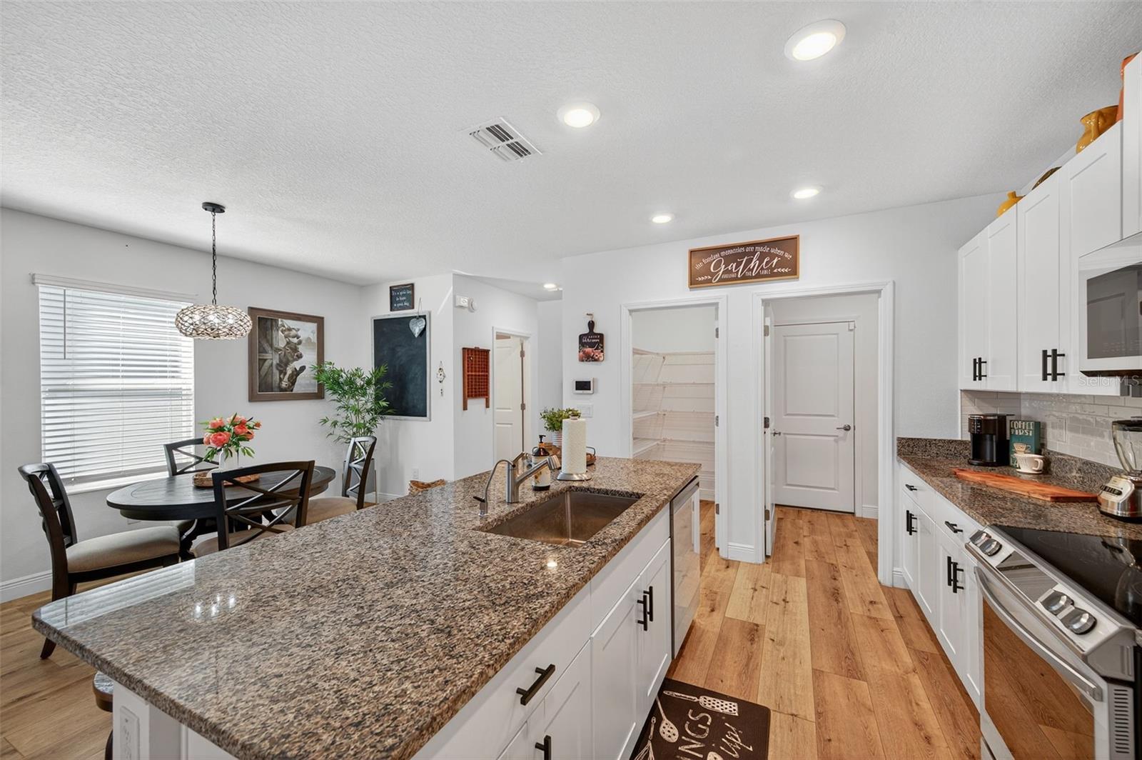 Huge walk in pantry in kitchen