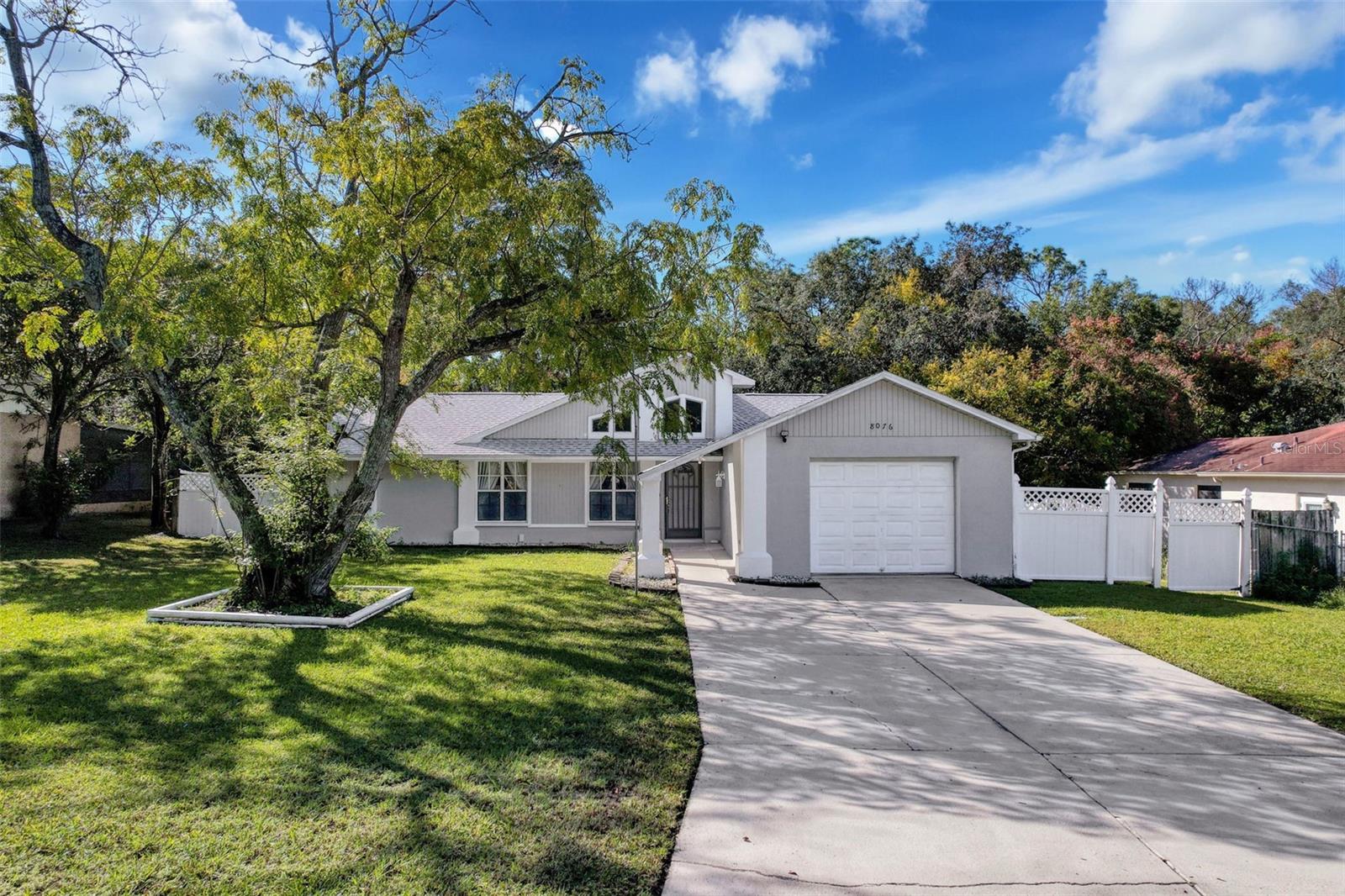 Nicely shaded 3/2 home in Spring Hill, Florida.