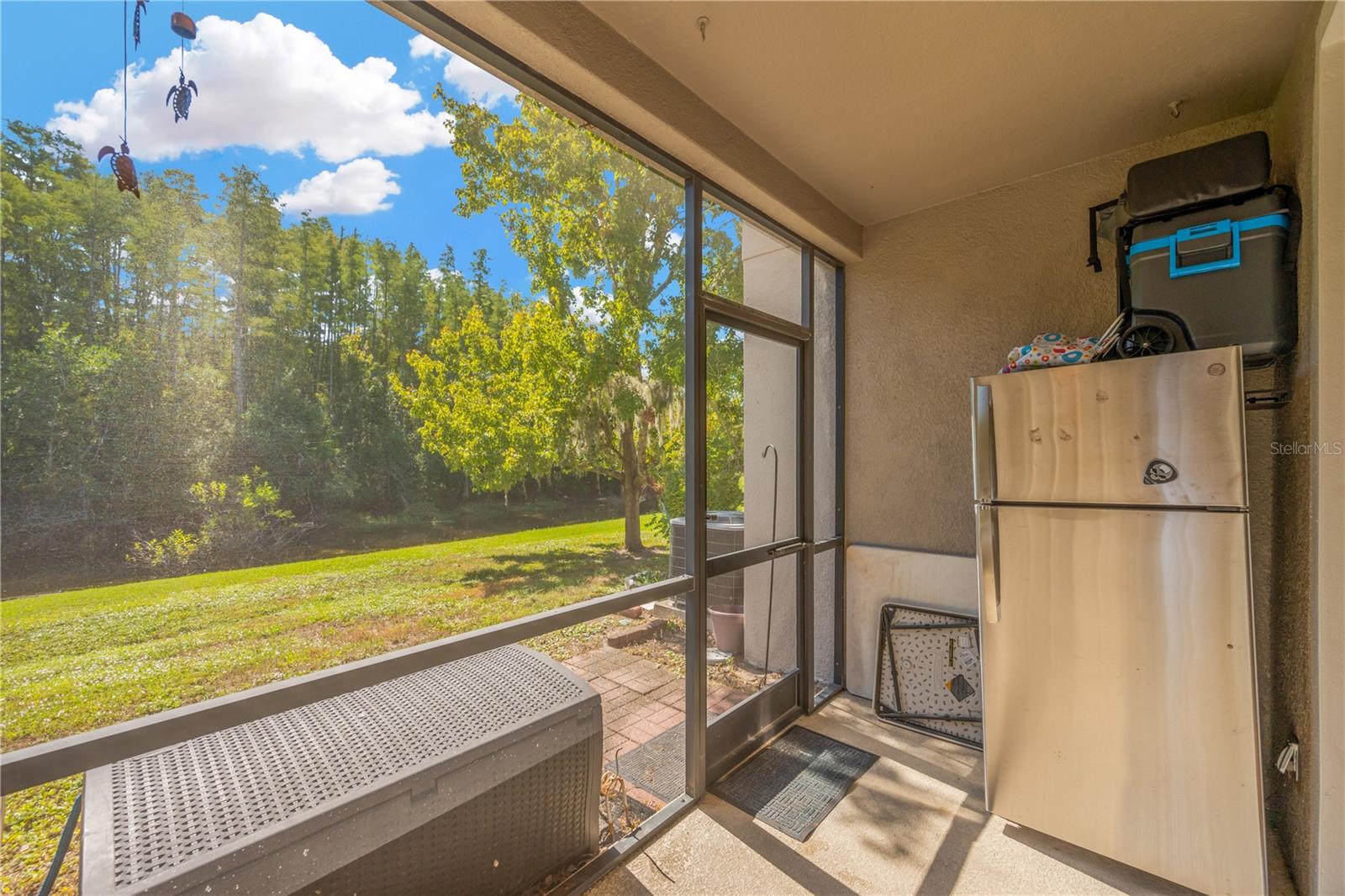 Screened in Back Porch - View of Conservation