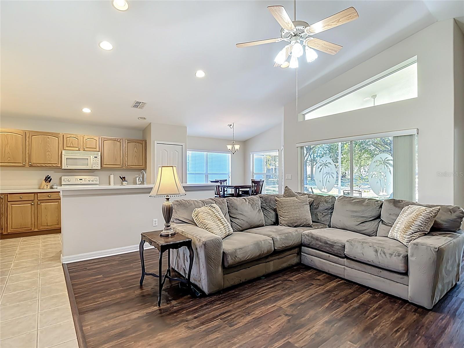Family Room - Kitchen - Casual Eating Area