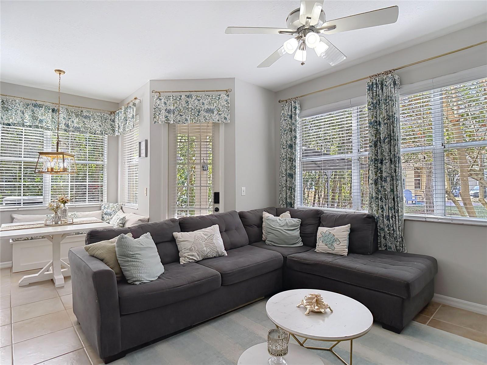View of kitchenette from living room