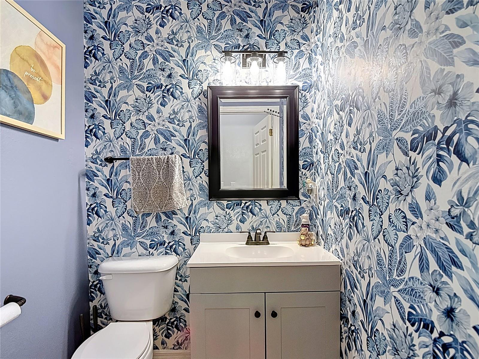 Downstairs half bath