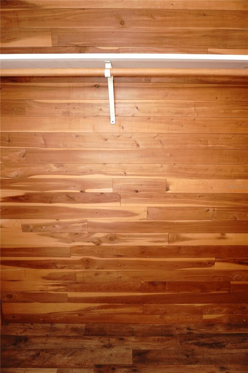 Cedar Closets Thru-Out