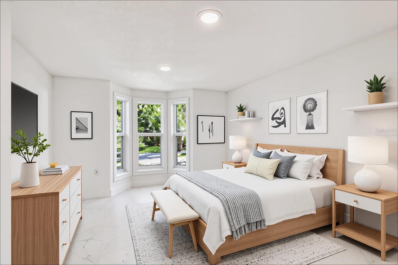 *VIRTUALLY STAGED*DOWNSTAIRS FRONT BEDROOM