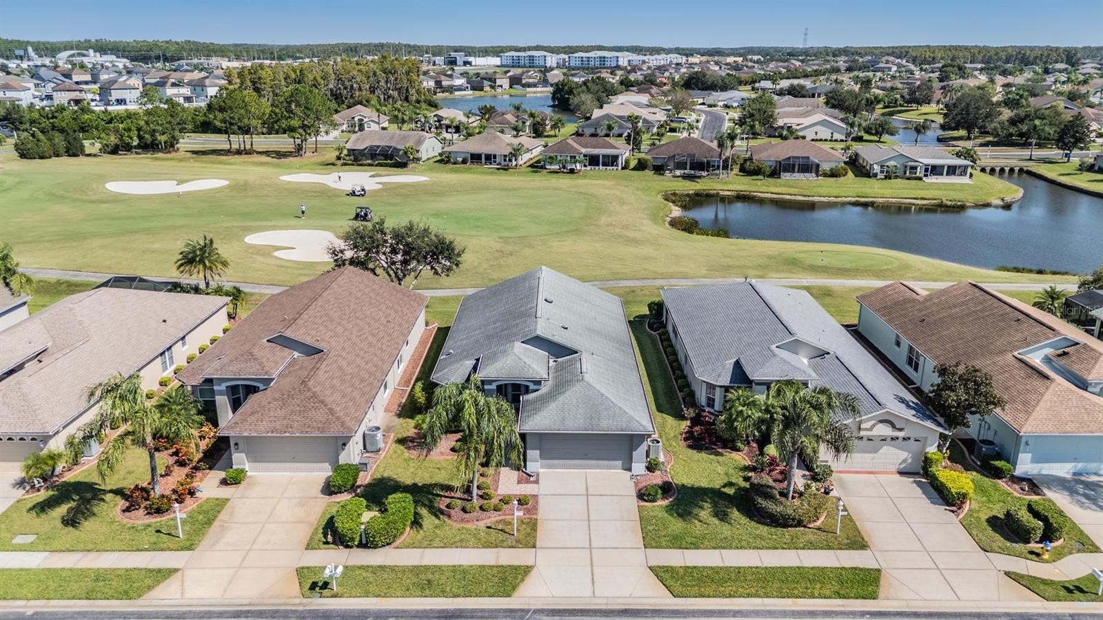 What a view! Golf course AND pond views!