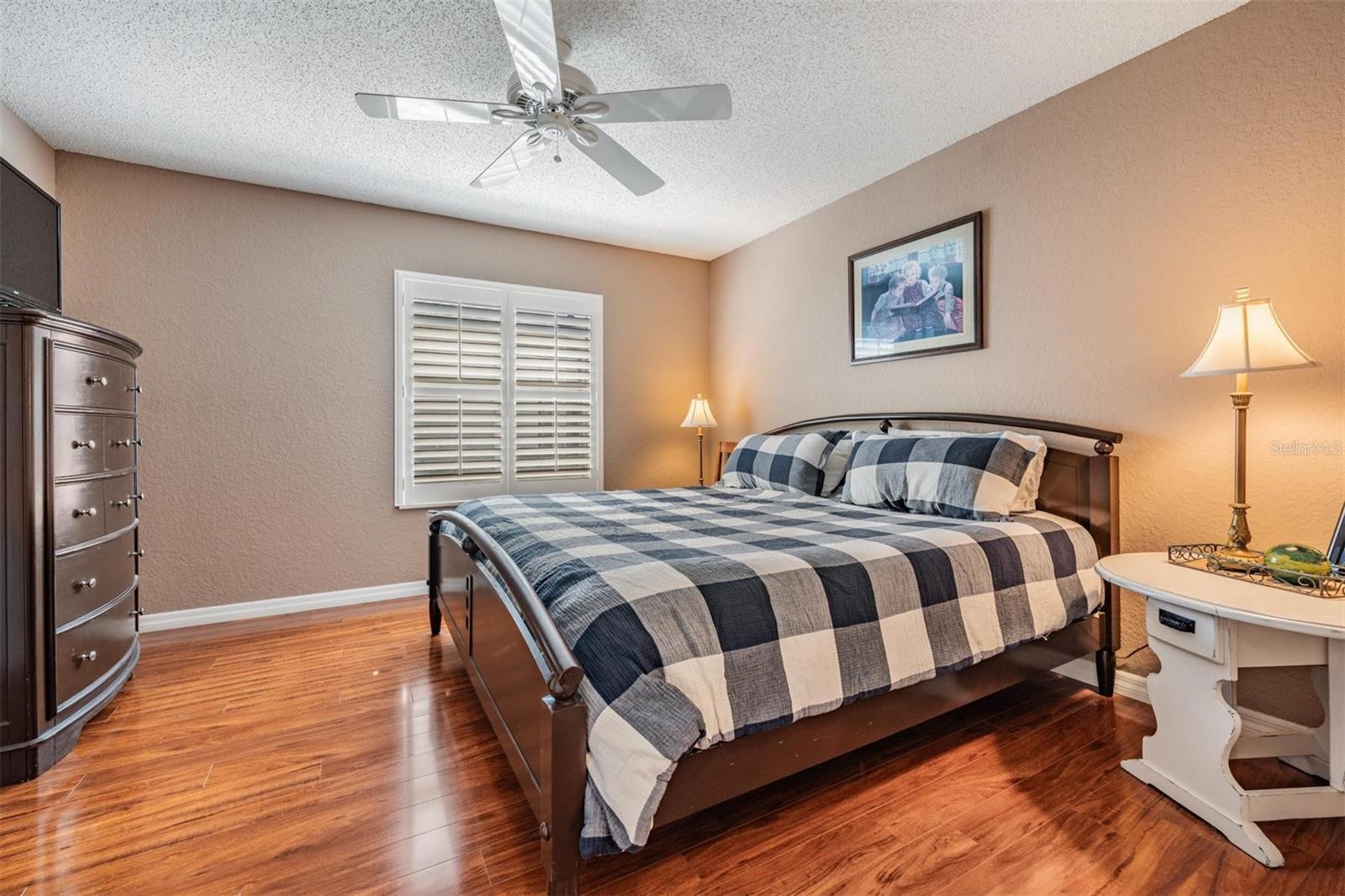 Bedroom 2 with plantation shutters