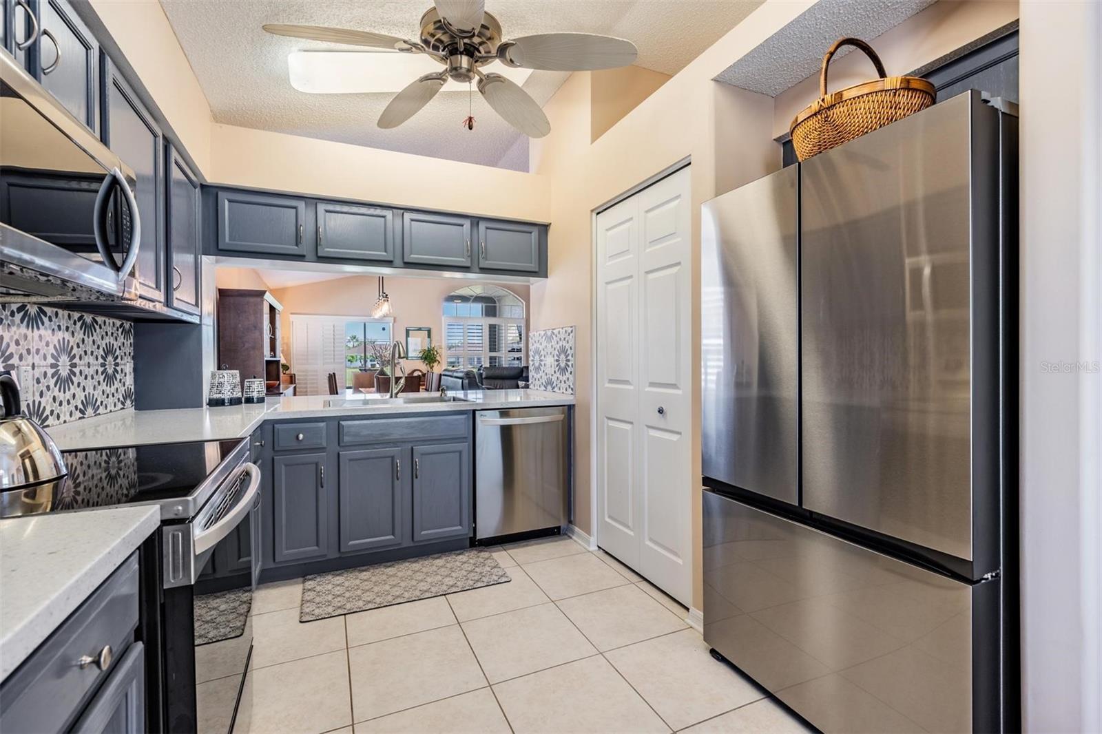Pantry provides additional storage options